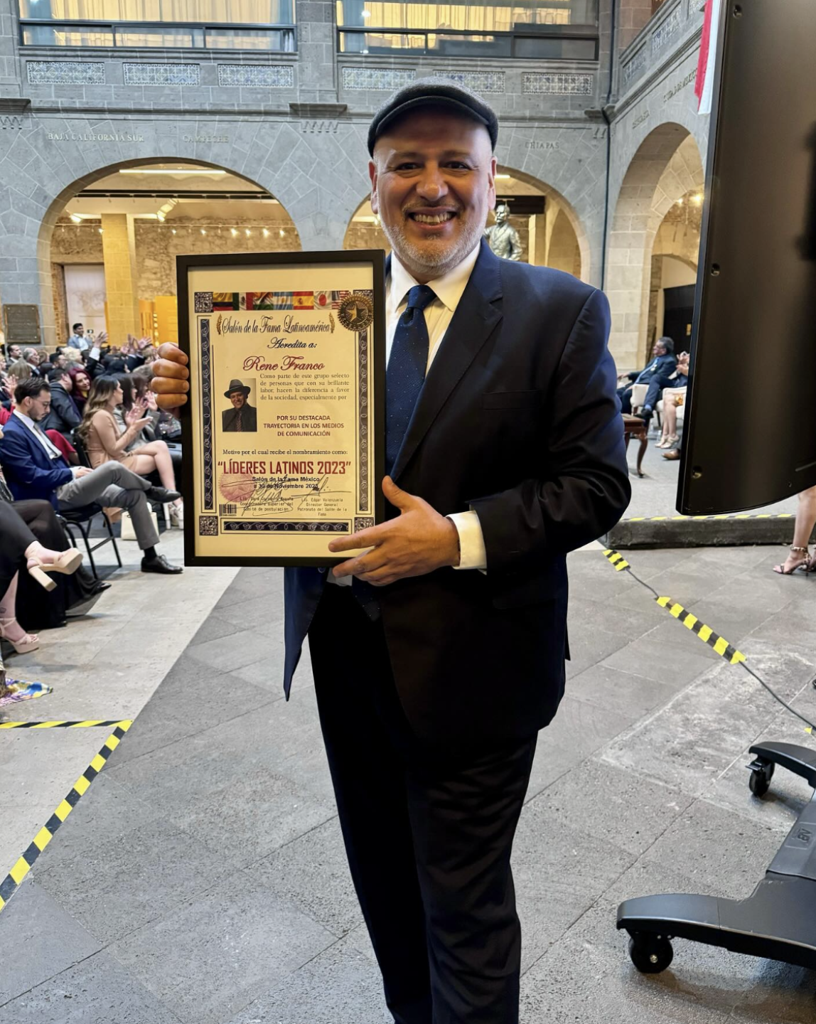 René Franco reconocimiento