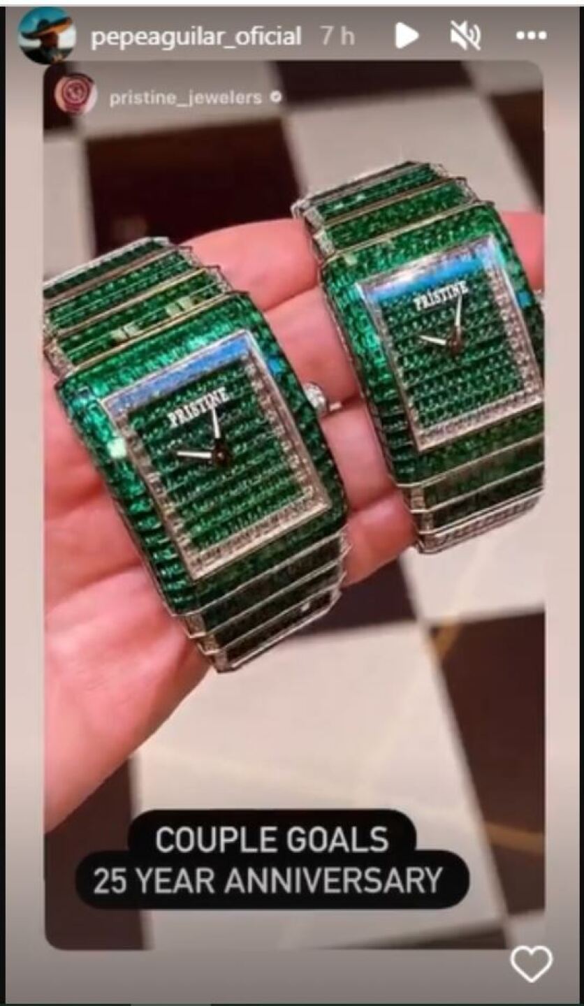 Pepe Aguilar presume el costoso regalo de su esposa por sus 25 años de matrimonio
