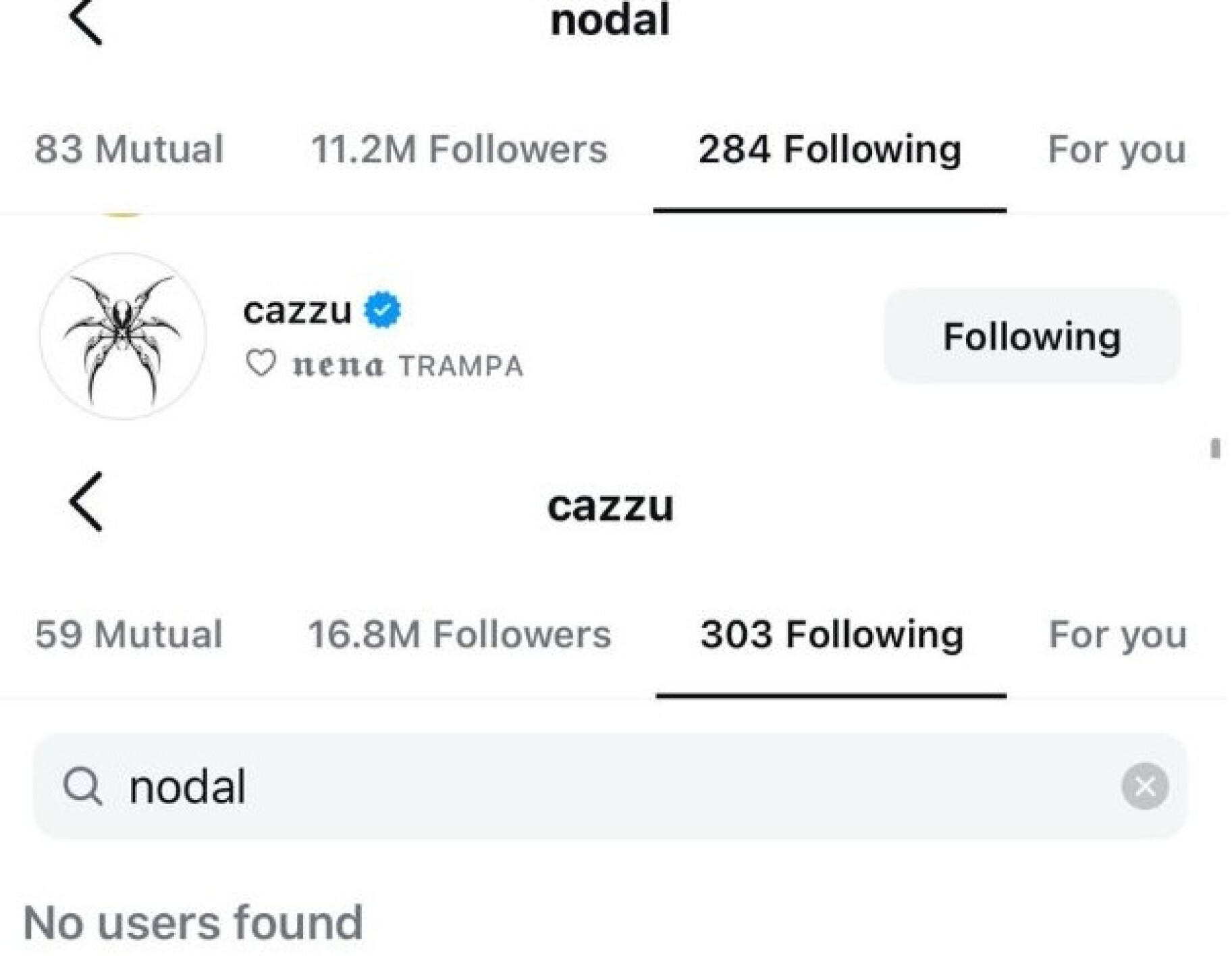 Cazzu y Nodal