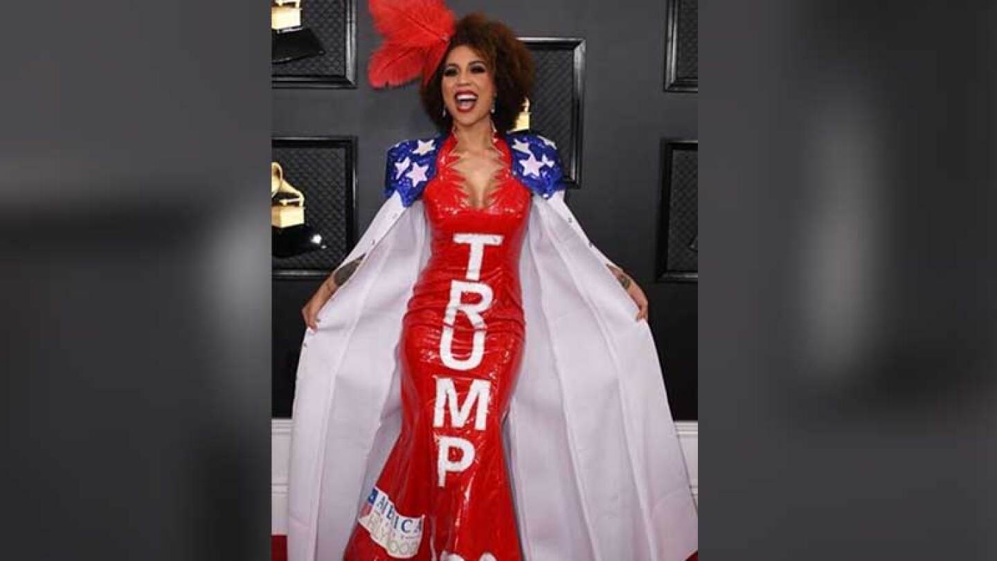 La polémica Princess Joy Villa promocionó la reelección de Donald Trump.