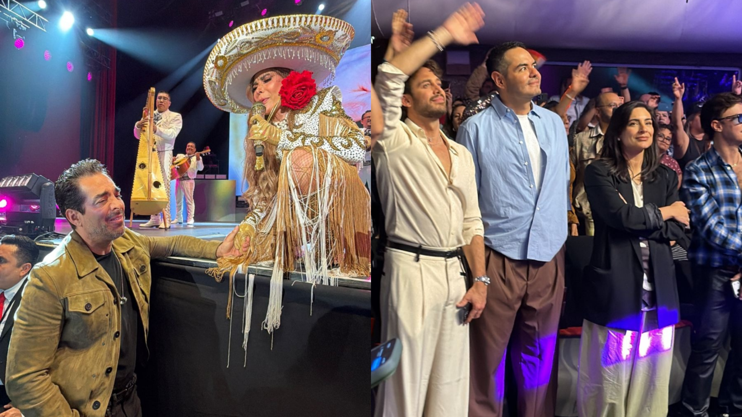 Gloria Trevi y Omar Chaparro