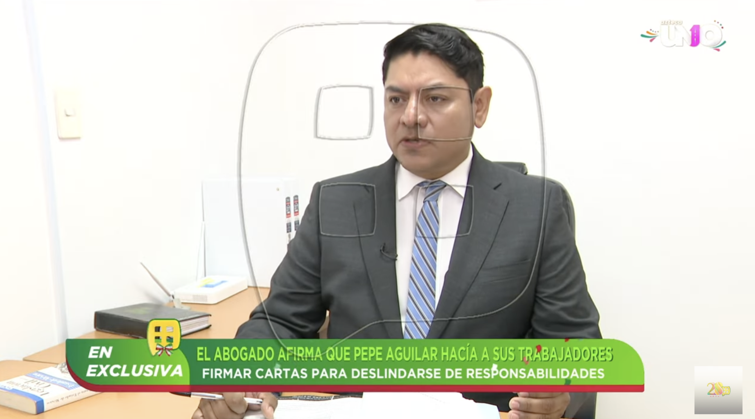 Arturo Yahir Caridad, abogado de Ana Rosa Macías Madrigal, viuda del músico Miguel Ángel Hernández Trejo