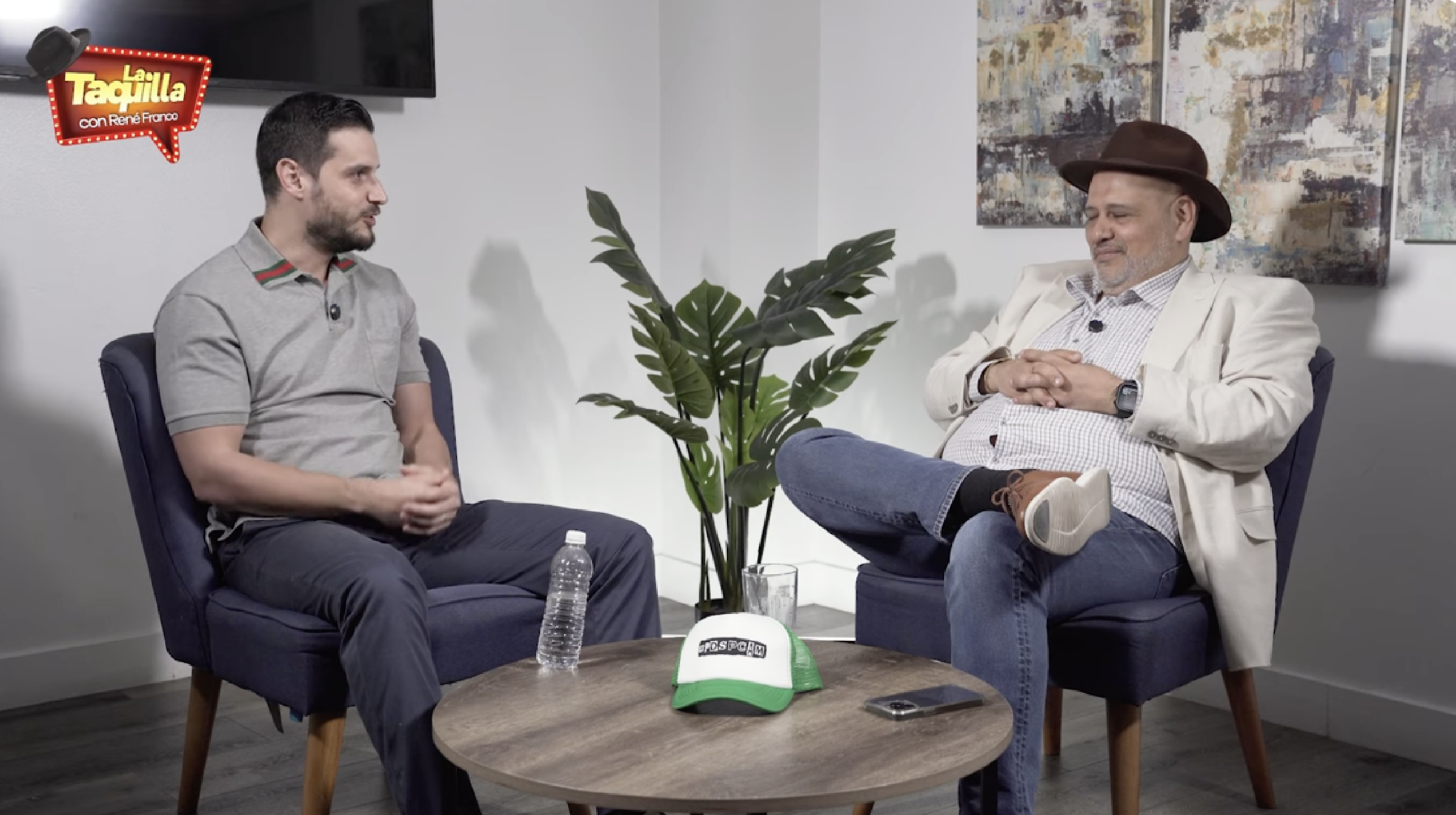 Adrián Marcelo y René Franco entrevista