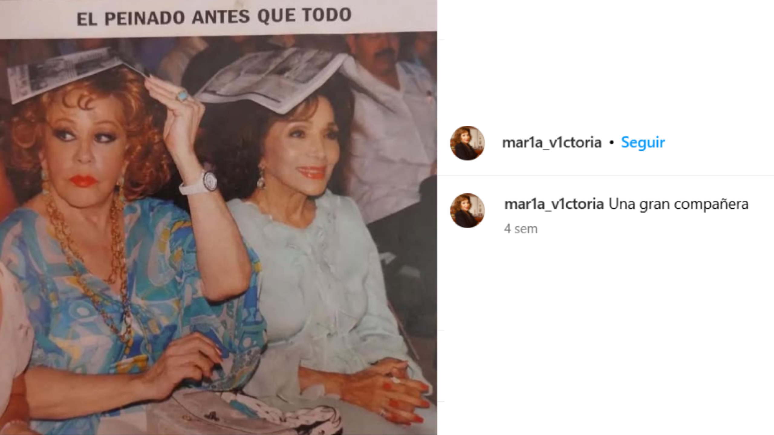 María Victoria y Silvia Pinal