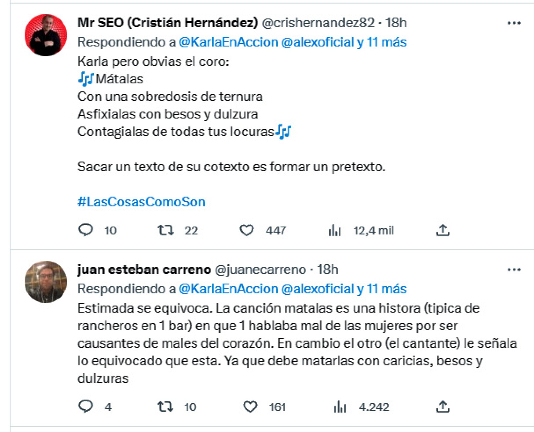 Los comentarios de la usuaria feminista han generado polémica en redes sociales
