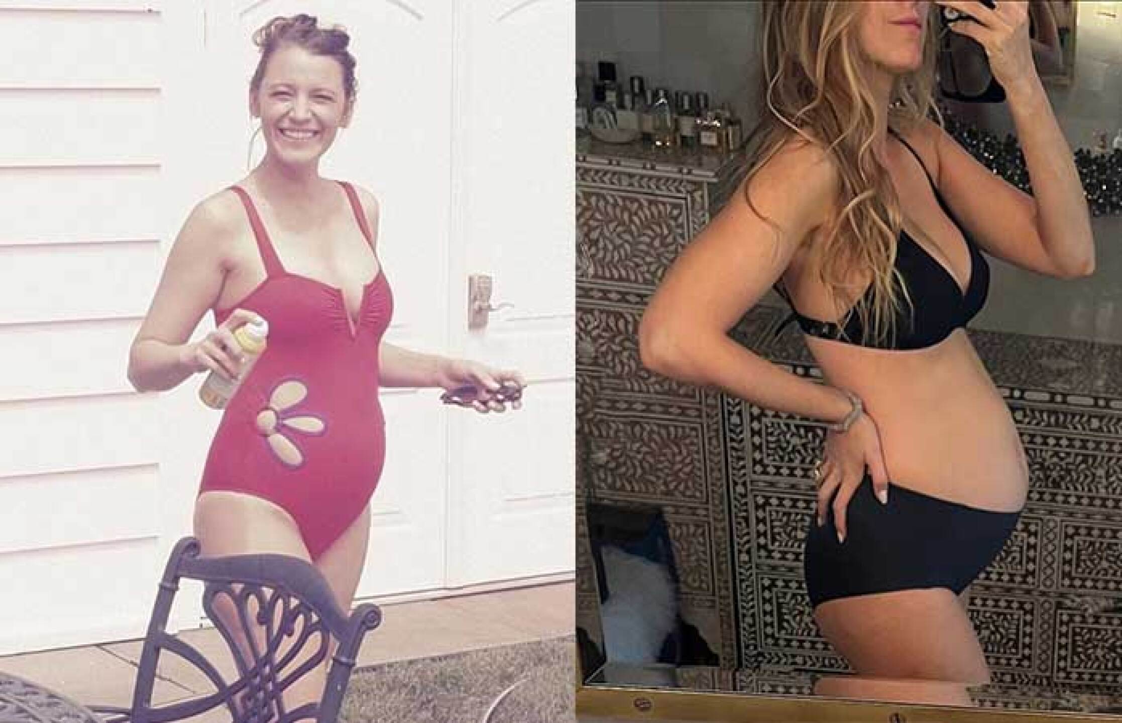 Blake Lively posó orgullosa con su pancita de embarazo