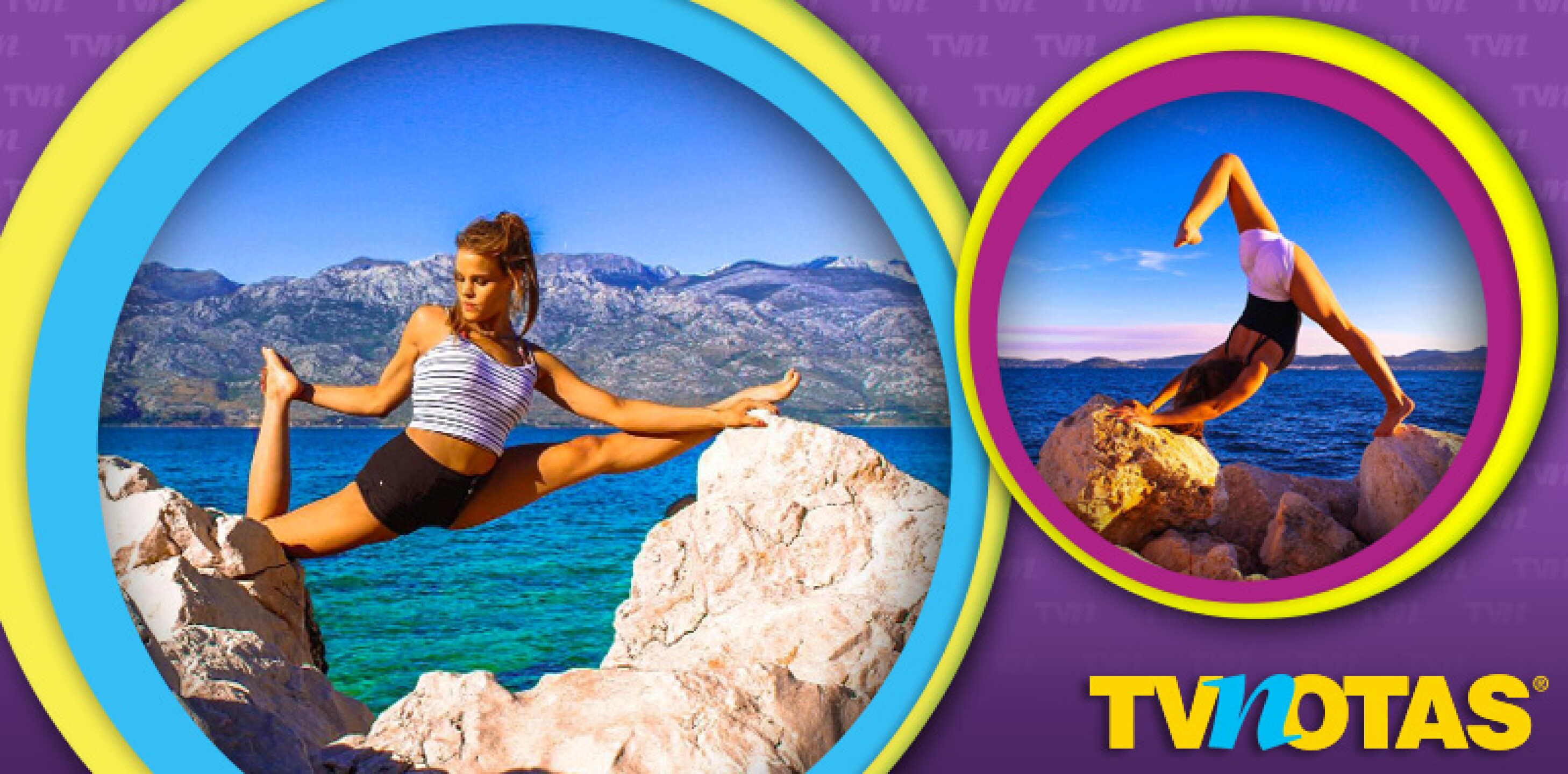 Malin empezó a practicar yoga después de un accidente en snowboard.