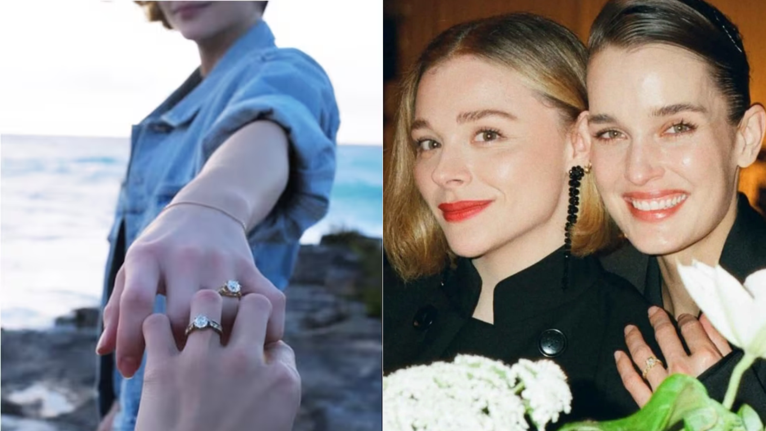 Chloë Grace Moretz y Kate Harrison anunciaron compromiso
