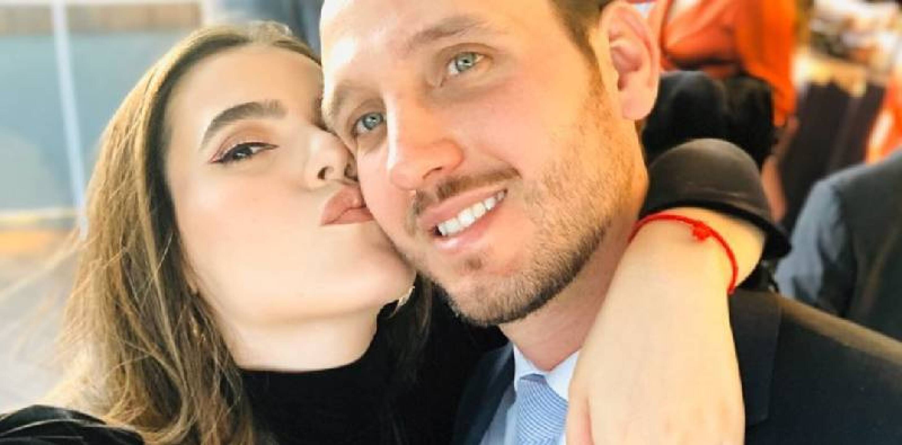 Camila Fernández y su esposo
