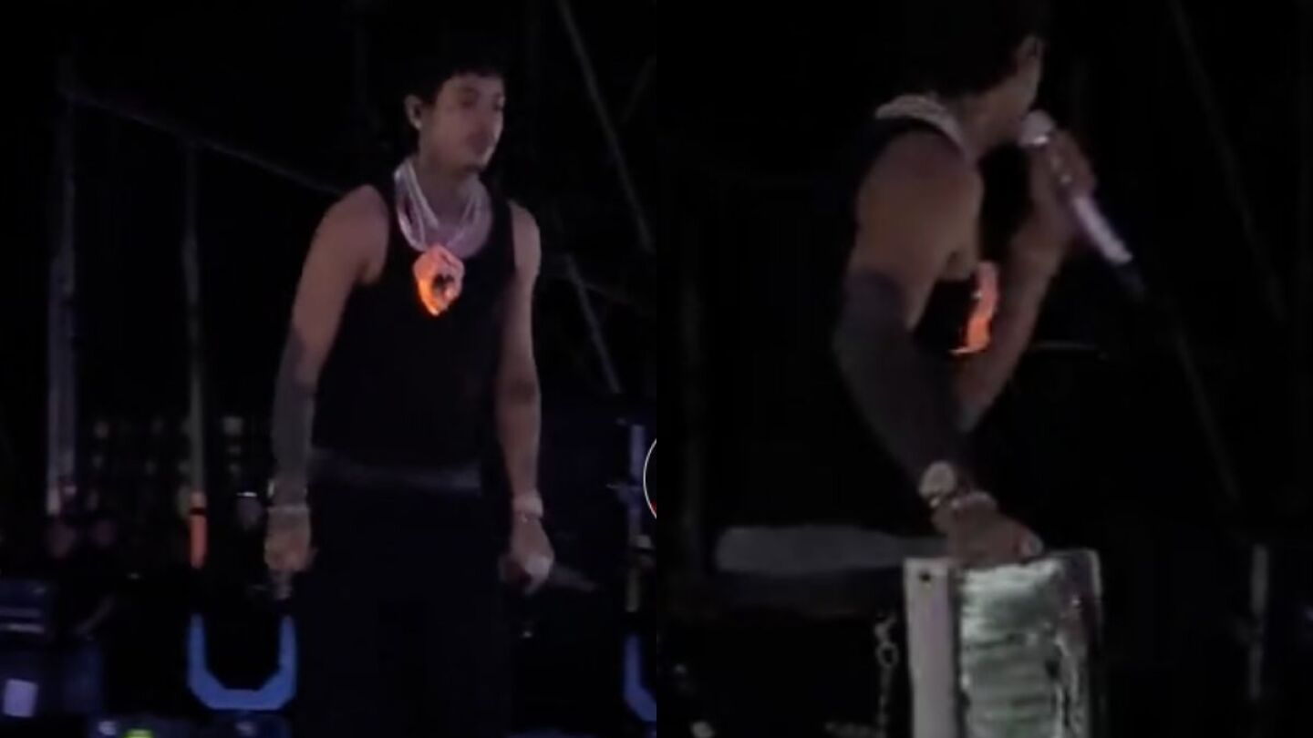 Natanael Cano golpea a su DJ y destruye equipo en el Baja Beach Fest: ¿Qué pasó en el escenario?
