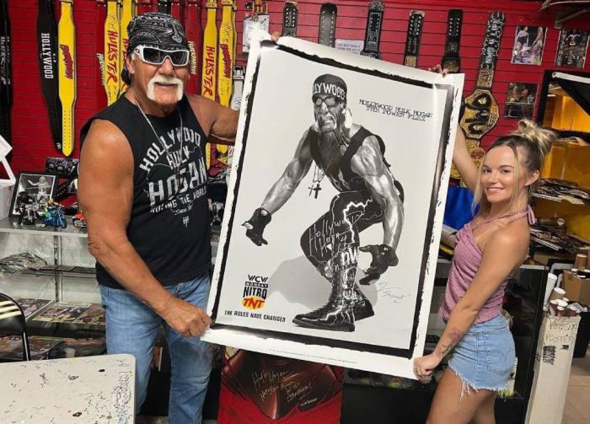 Terry Gene Bollea, más conocido por su nombre en el ring Hulk Hogan, es un luchador profesional retirado estadounidense.