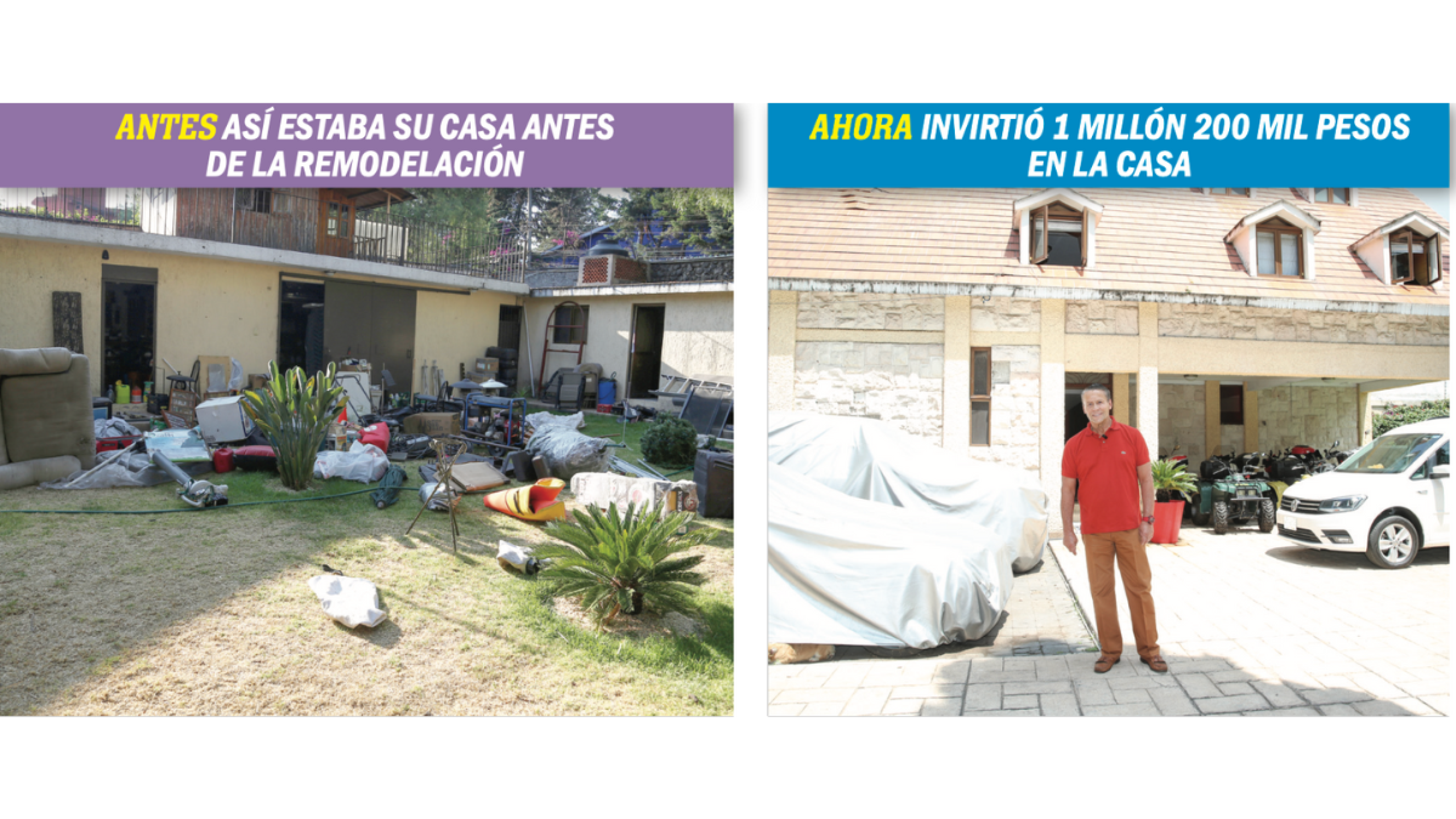 Alfredo Adame habla de las remodelaciones que hizo en su casa