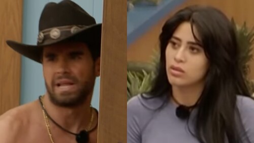 Kim Shantal y Eleazar Gómez se pelean en La granja VIP