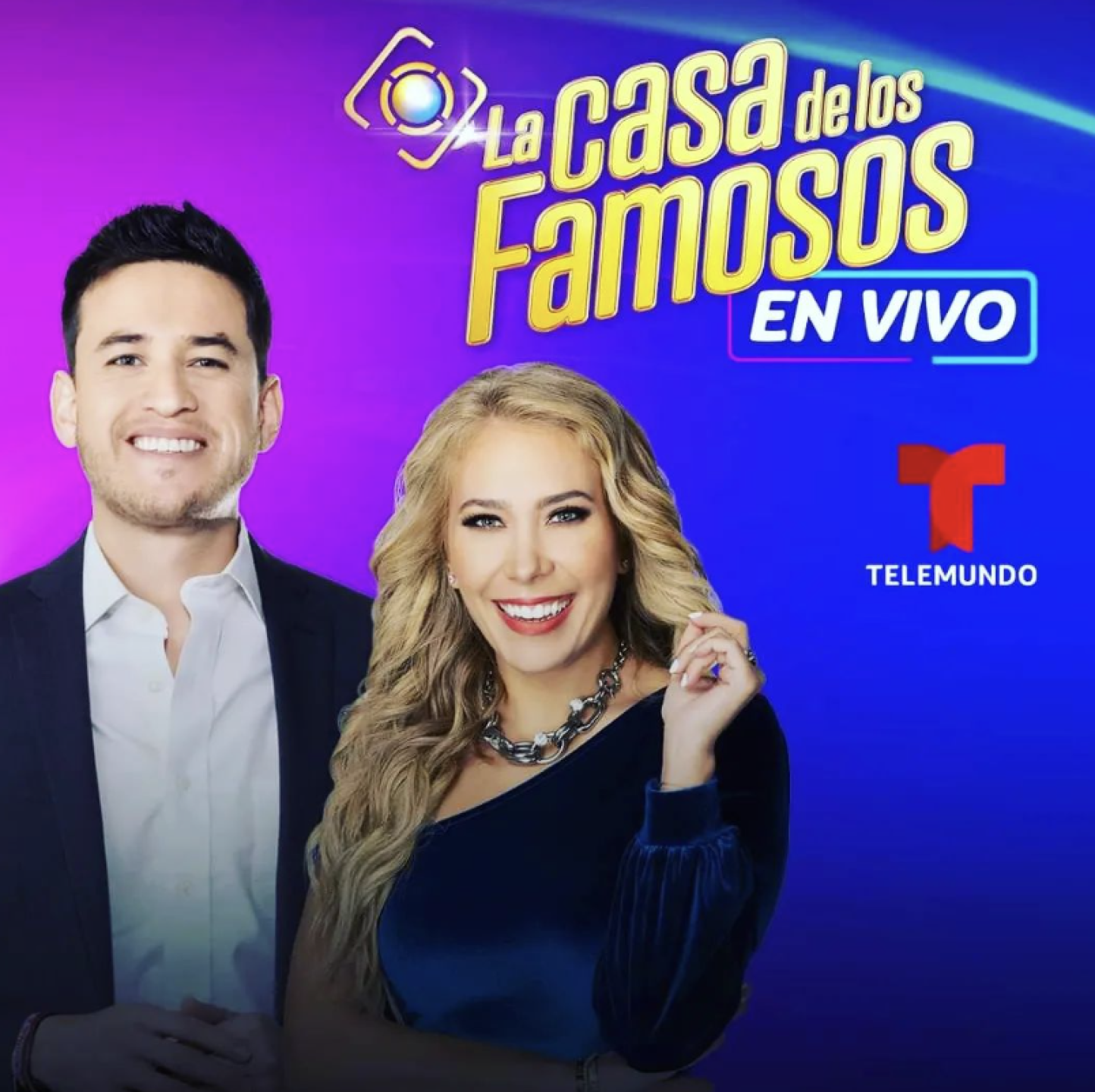 Nacho Lozano y Jimena Gállego conductores de la casa de los famosos