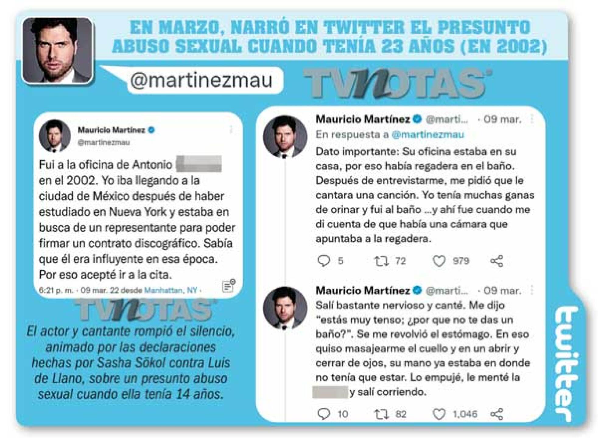 Mauricio Martínez decidió enfrentar al productor Toño N