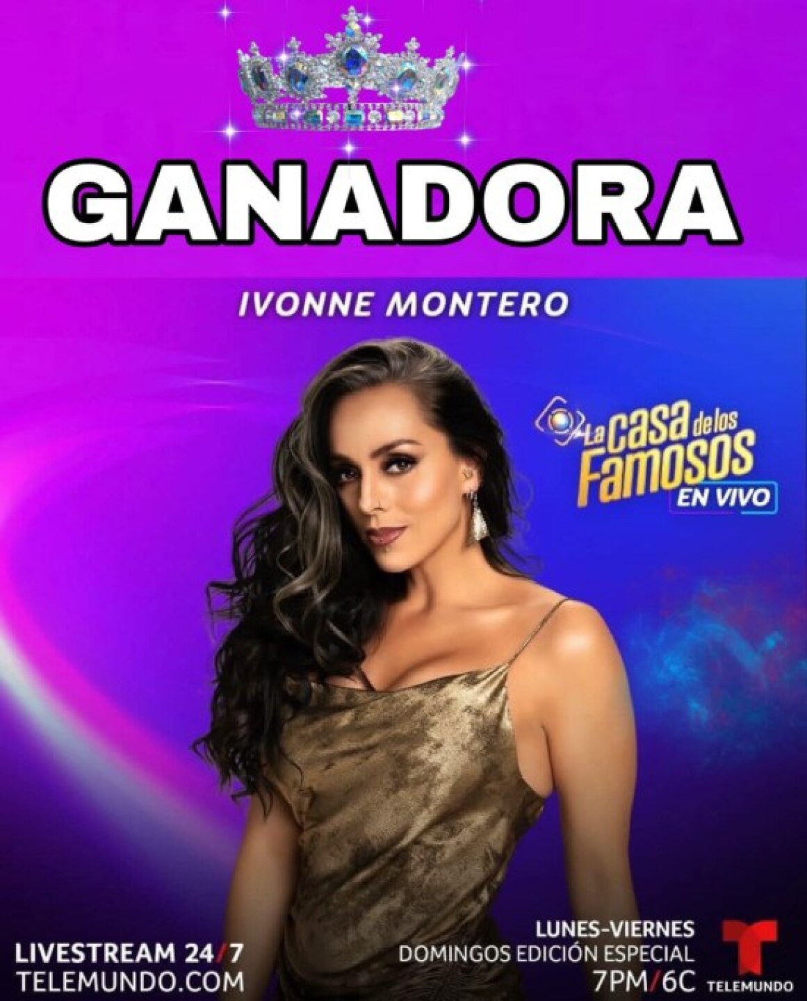 Ivonne Montero gana 'LCDLF2'