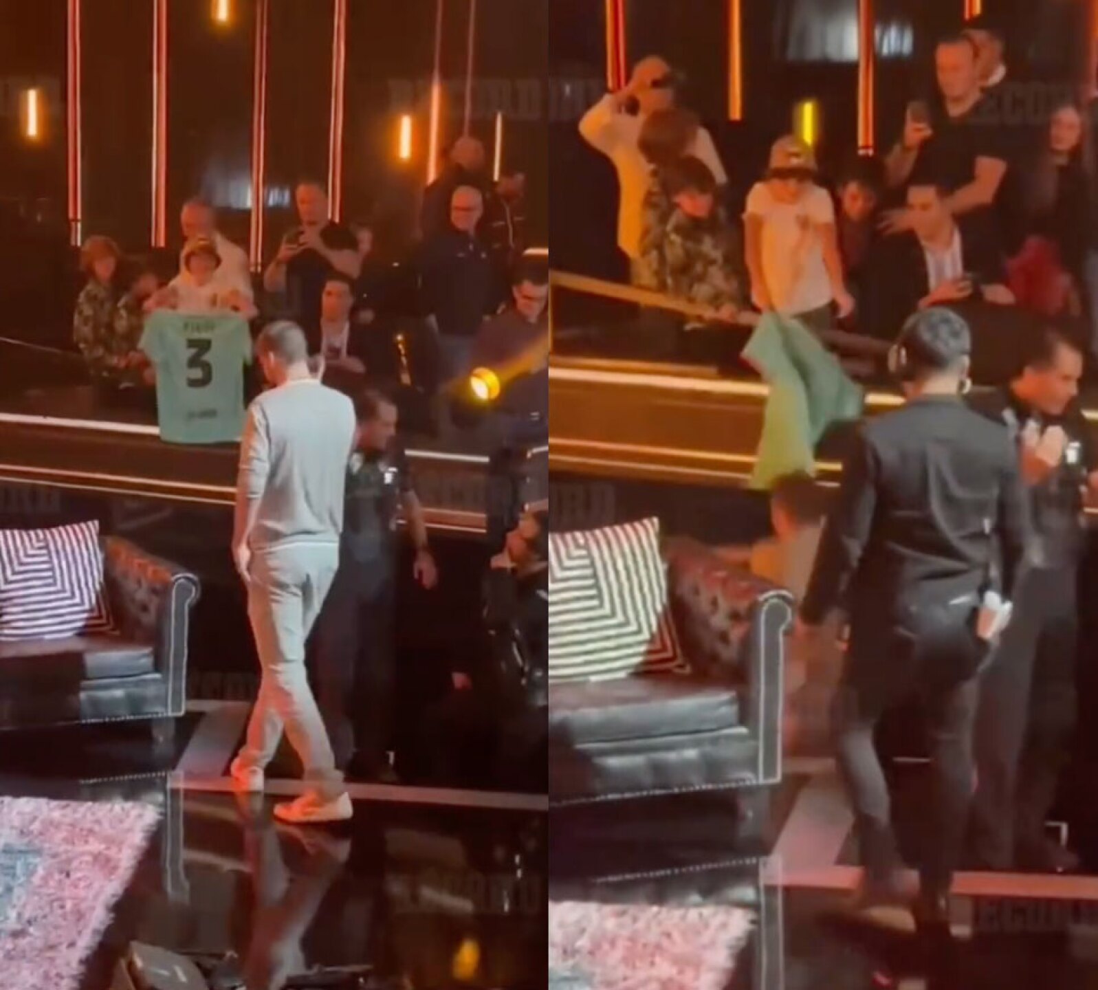 Momento exacto de la caída de Piqué