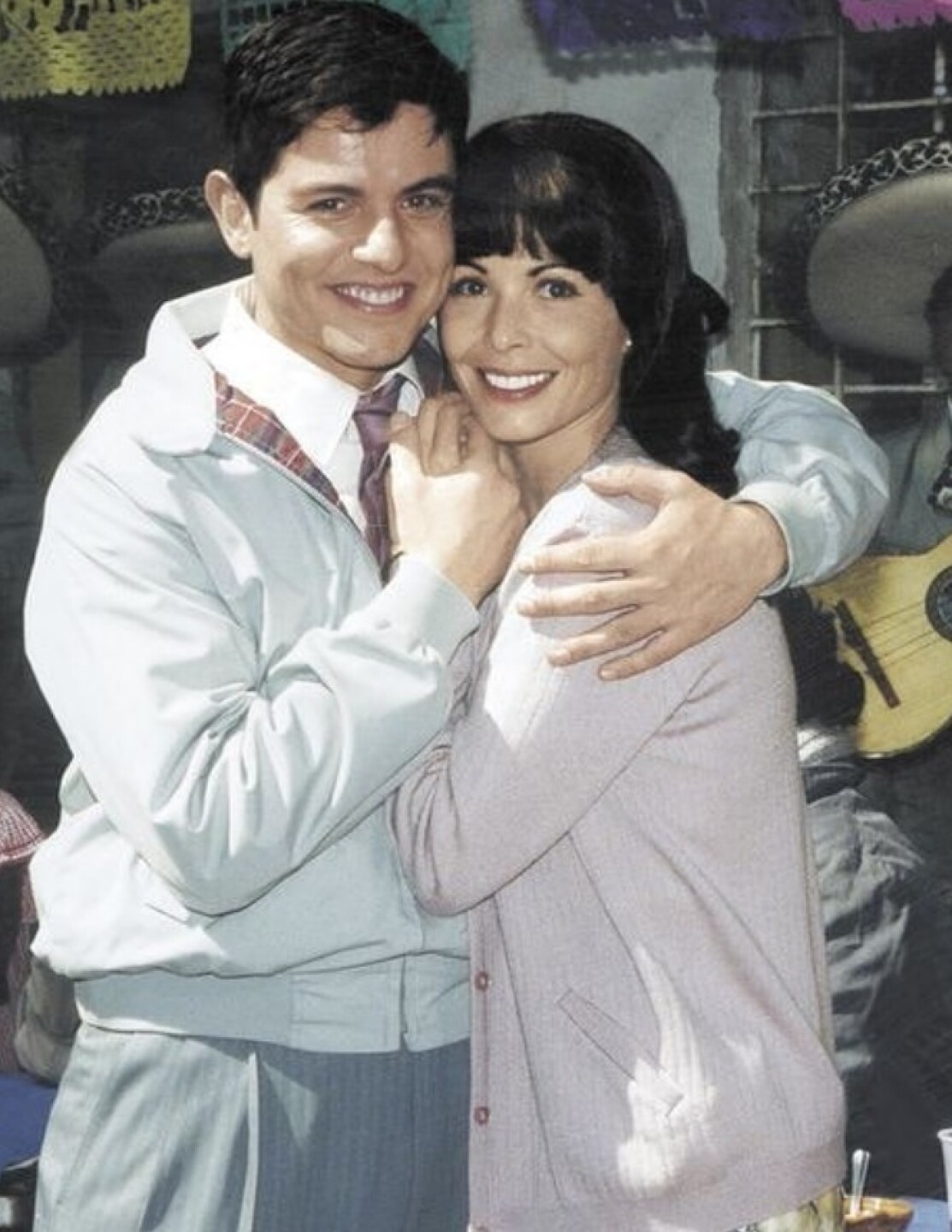Mariana Levy y Ernesto Laguardia actuando en 1999