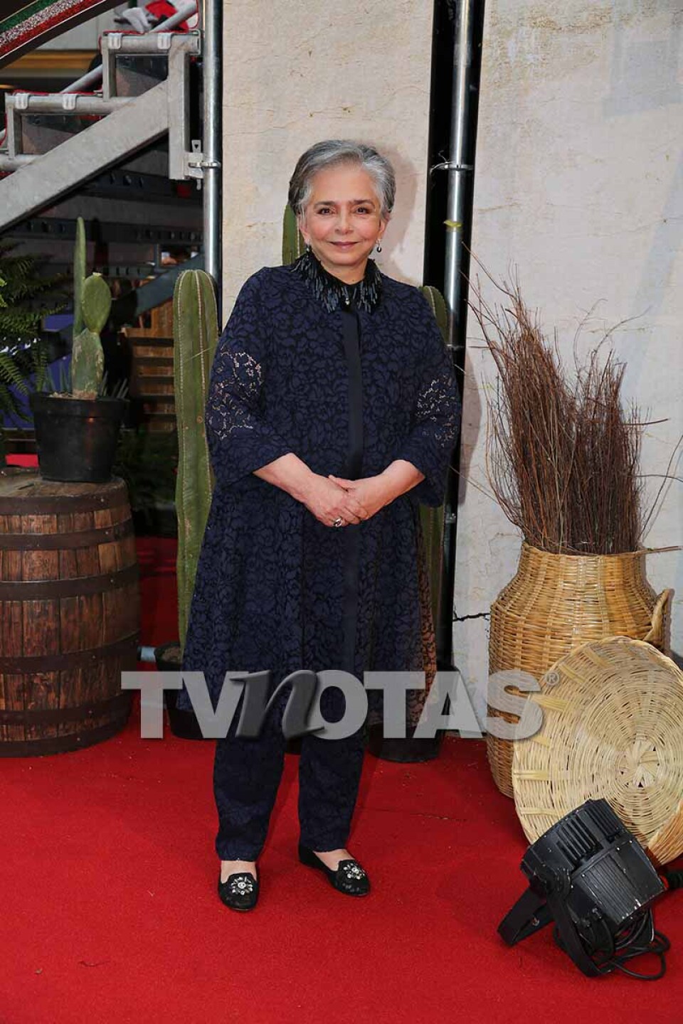 Parte del elenco de la película se reunió en un complejo de cines de una plaza comercial al sur de la CDMX