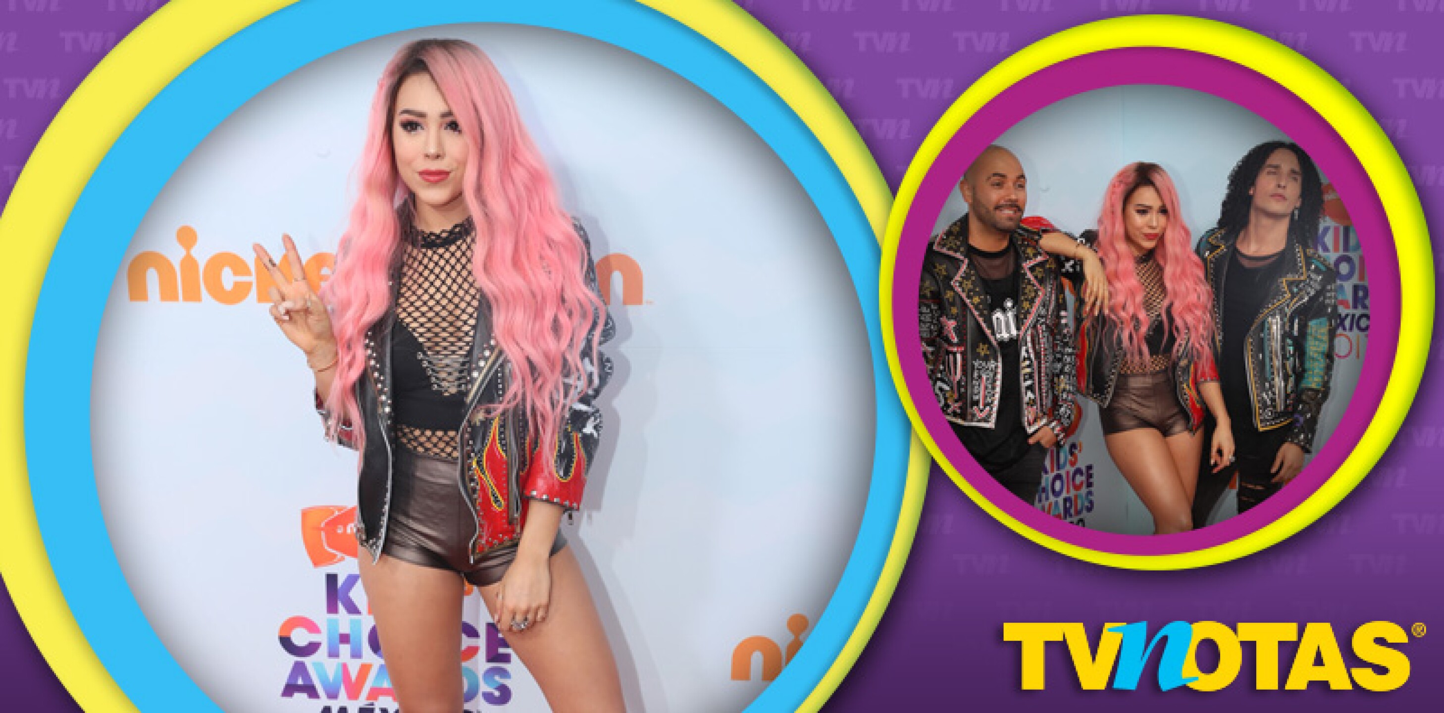 Danna Paola cabello.