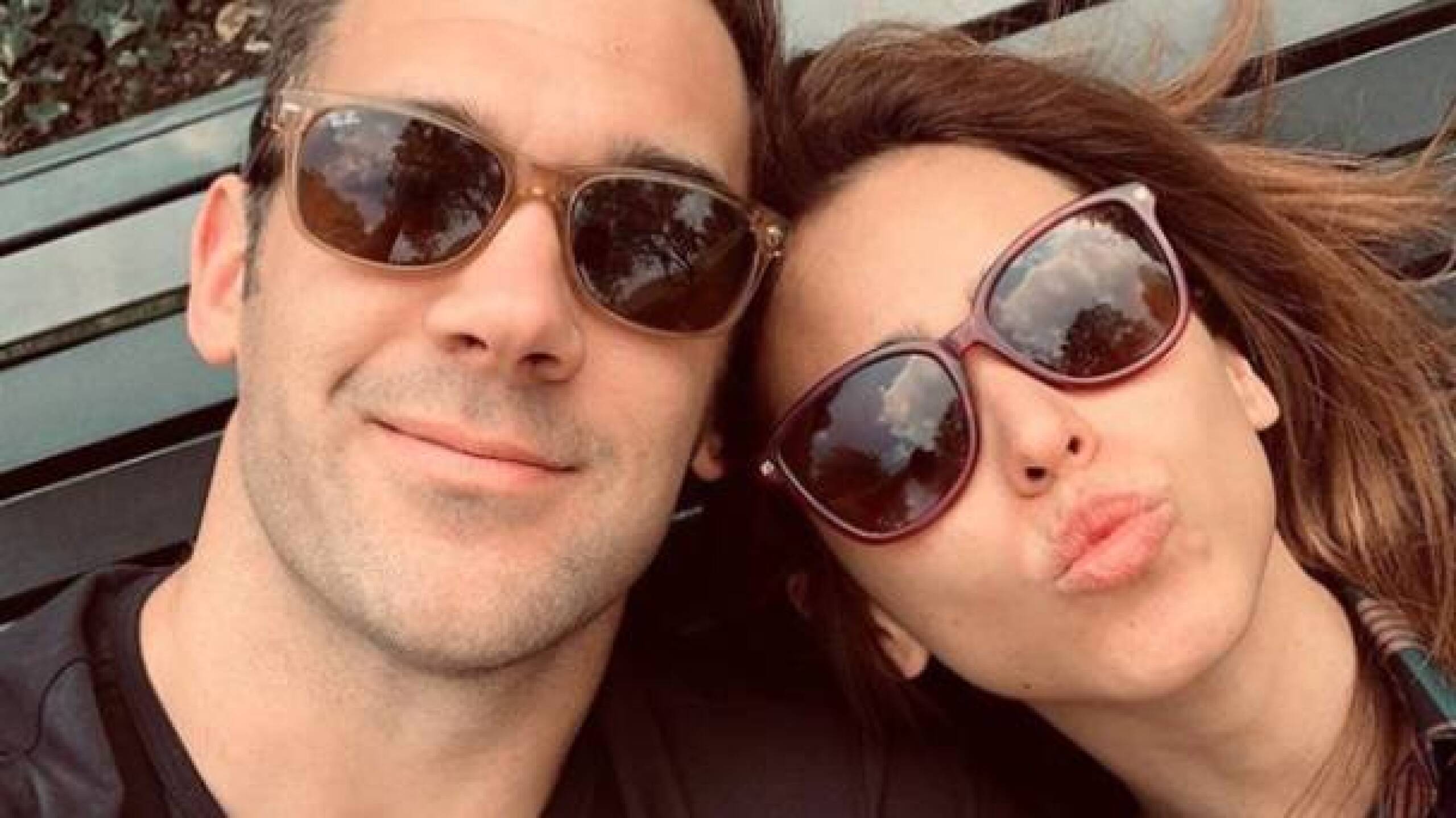 Yanet García y su novio