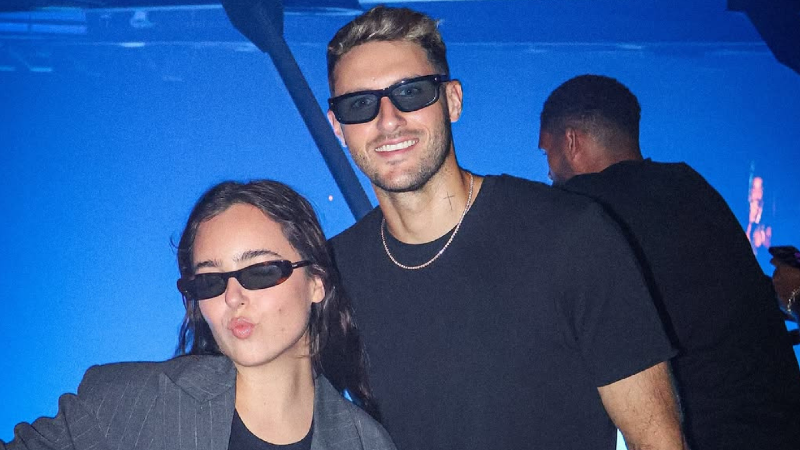 Santi Giménez y su esposa