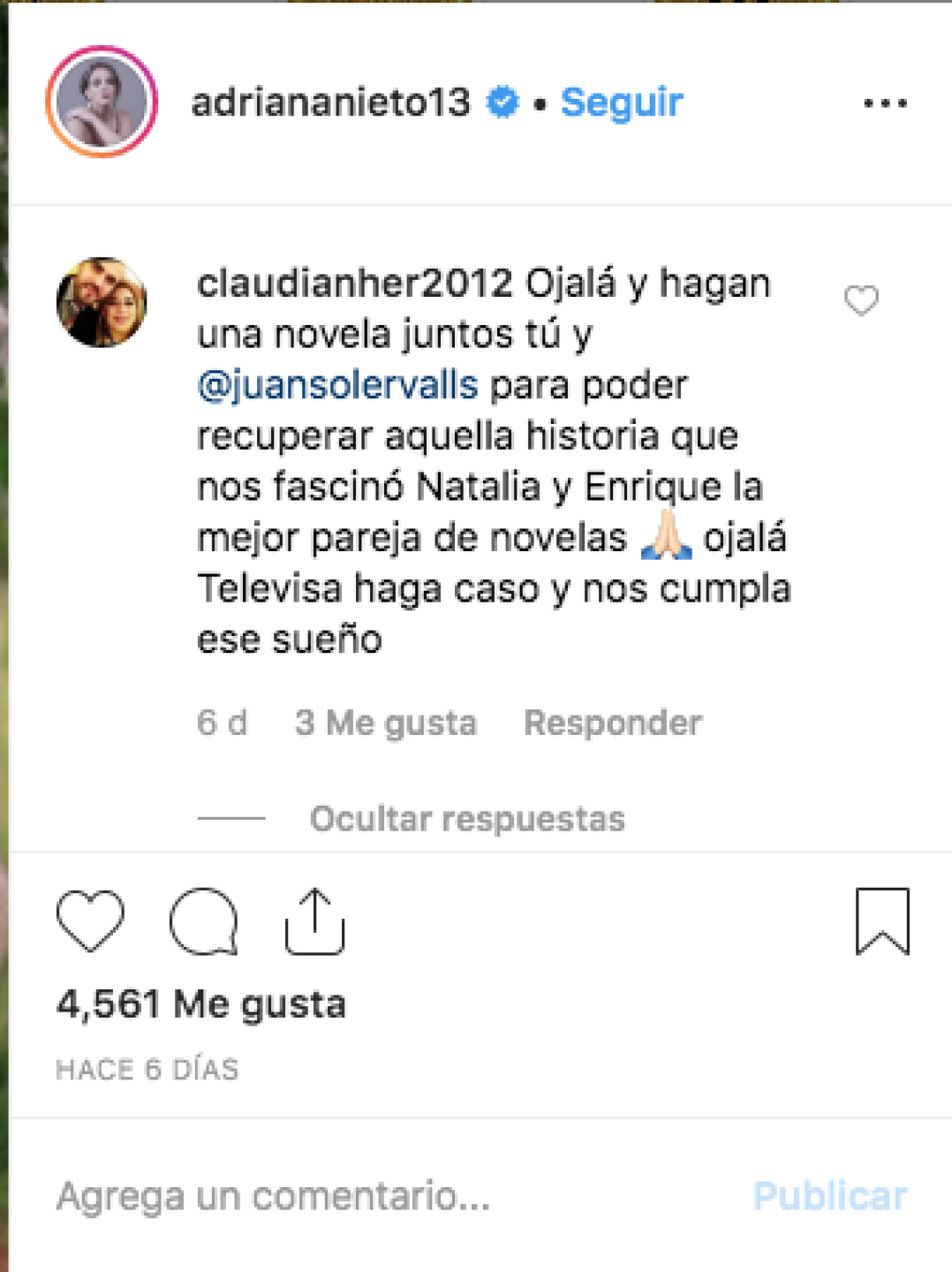 'Locura de amor' fue el primer protagónico de la actriz, lamentablemente después de eso desapareció del medio.