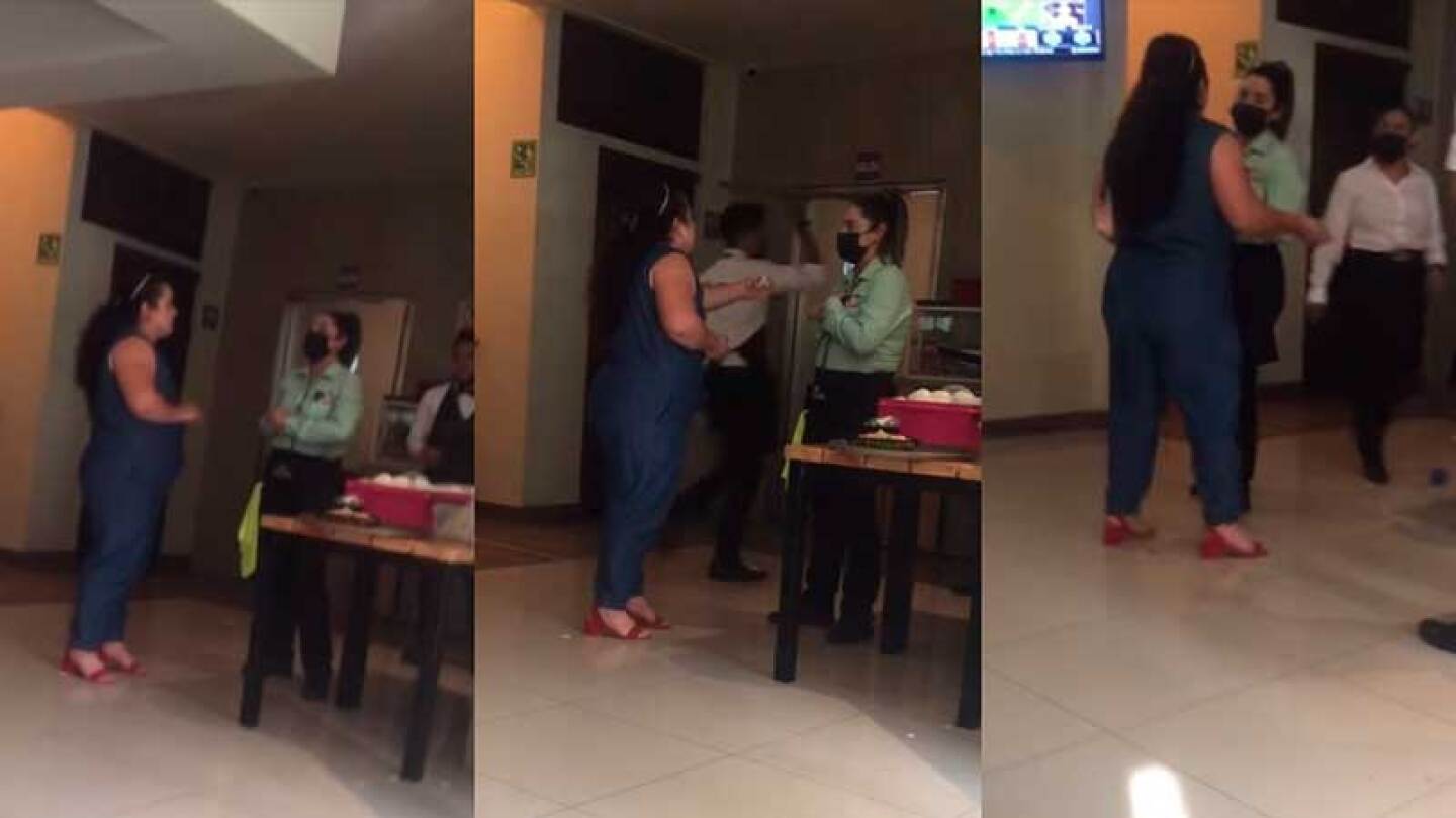 Mujer insulta a trabajadores de restaurante de mariscos