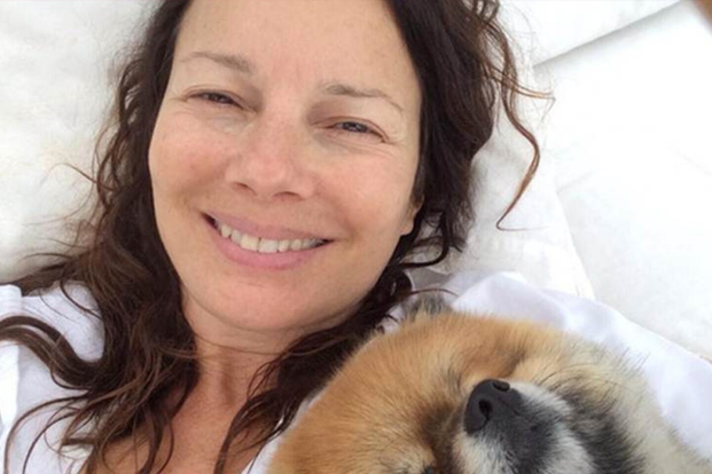 Fran Drescher se mostró tal cual es.