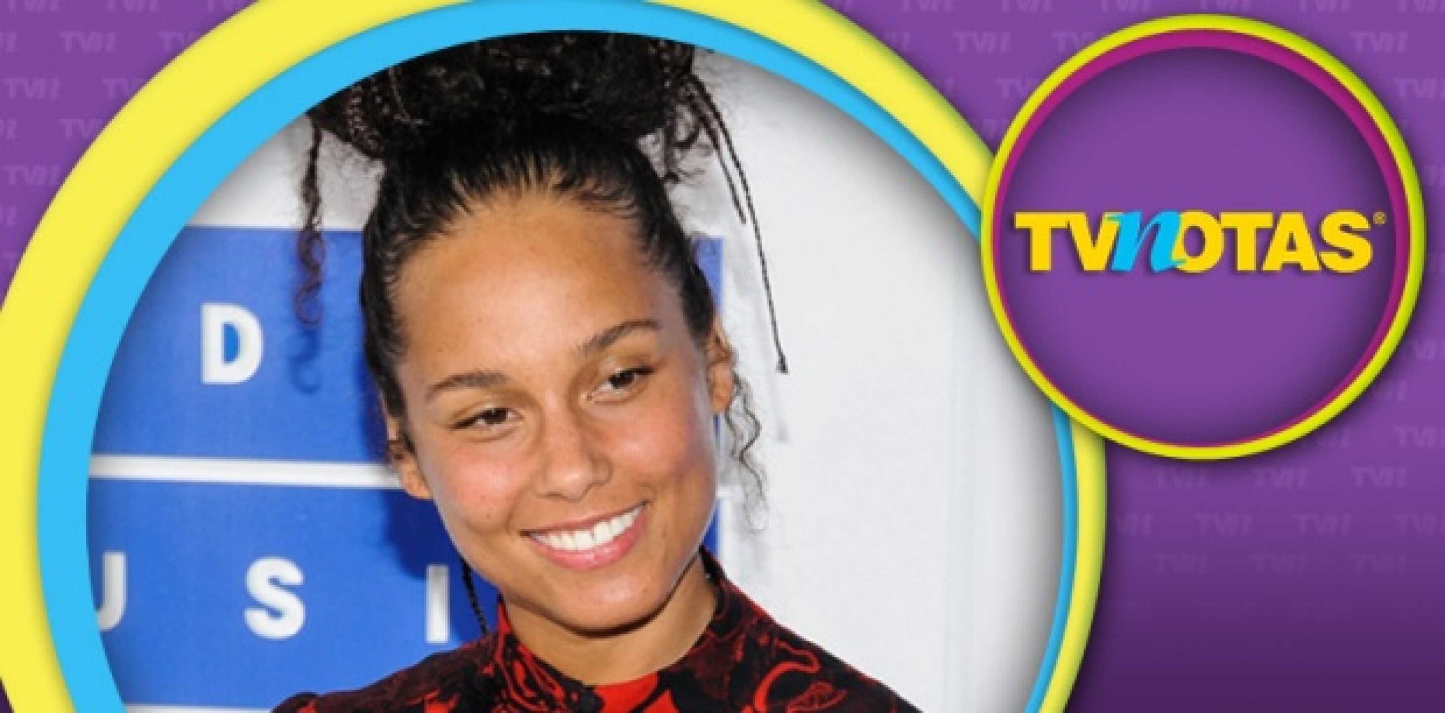 Alicia Keys sin maquillaje.