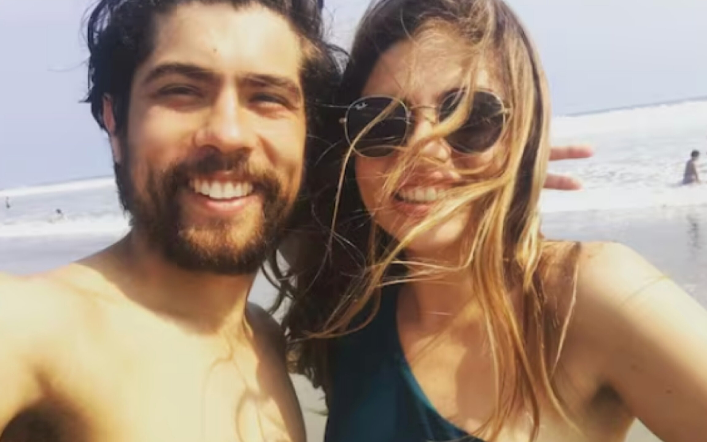 Daniela Parra y su novio