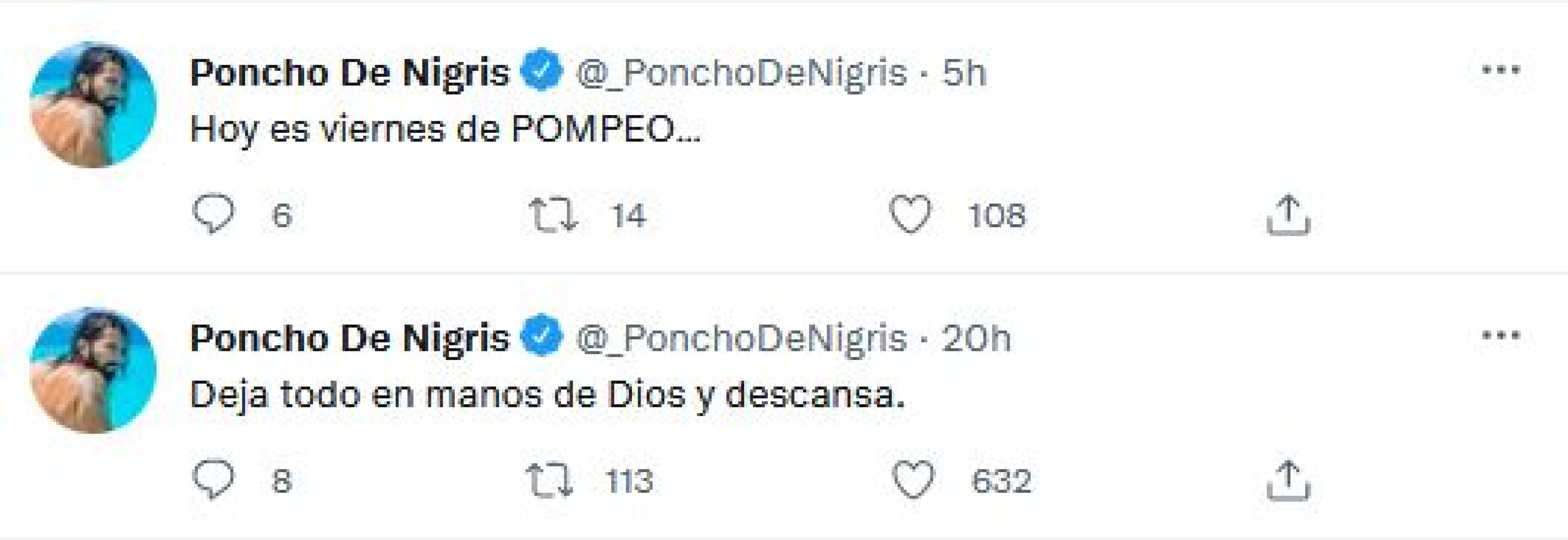Poncho de Nigris reacciona al bloqueo que Adal Ramones le ha hecho en Twitter