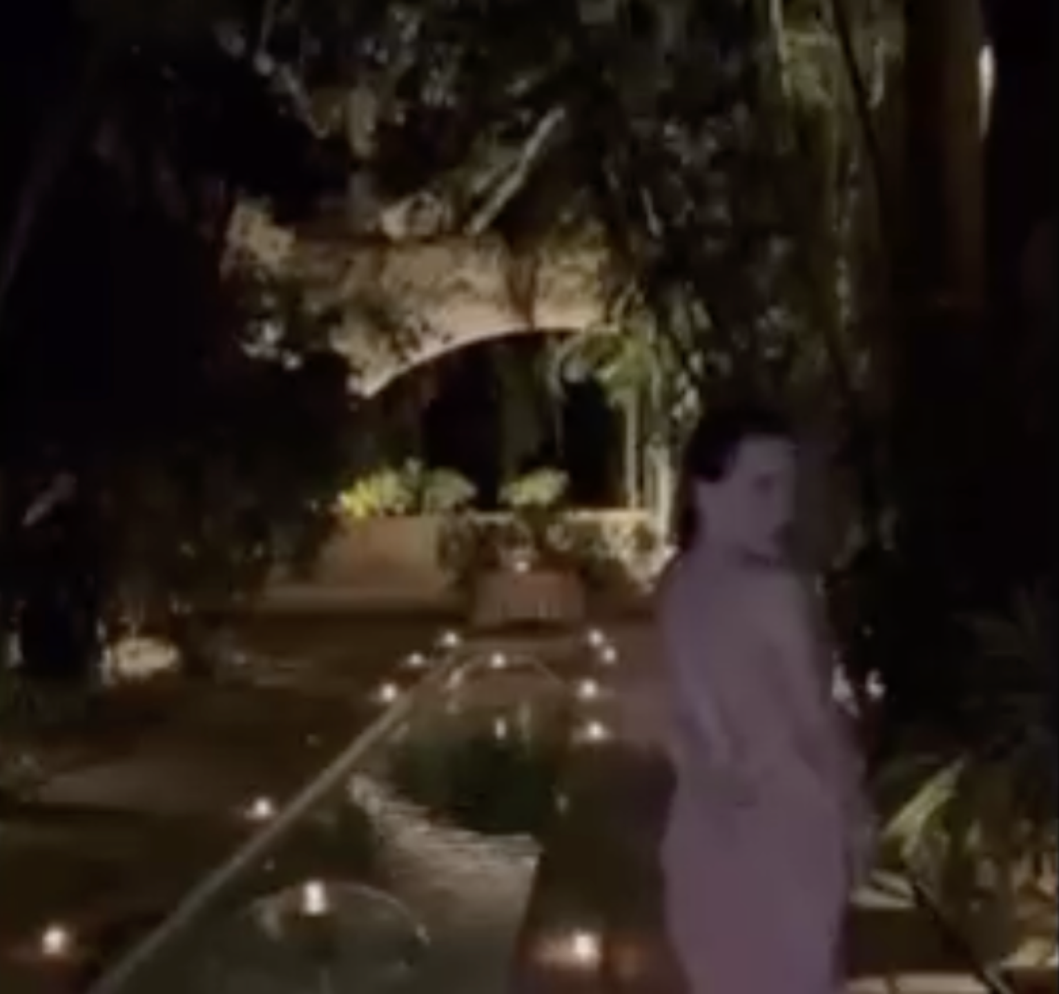 Belinda en la hacienda donde se casó Nodal