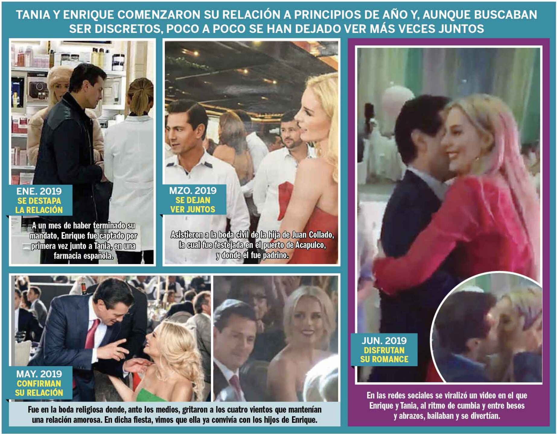 "Lo harán público hasta que se acerque la fecha, pues él no quiere que 'ataquen' a Tania por estar junto a él", nos contó un amigo de Enrique.