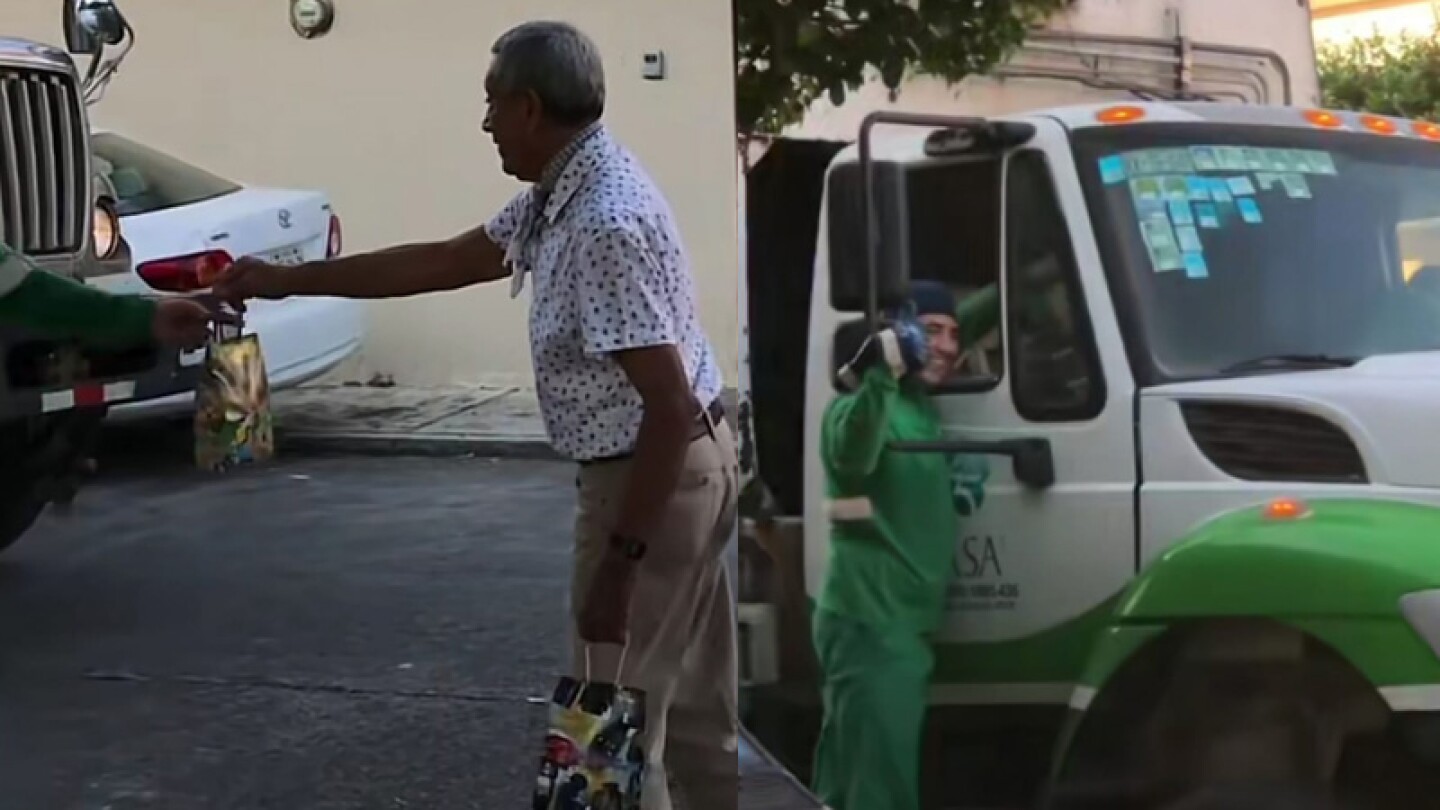 Abuelito conmueve a las redes por su noble gesto