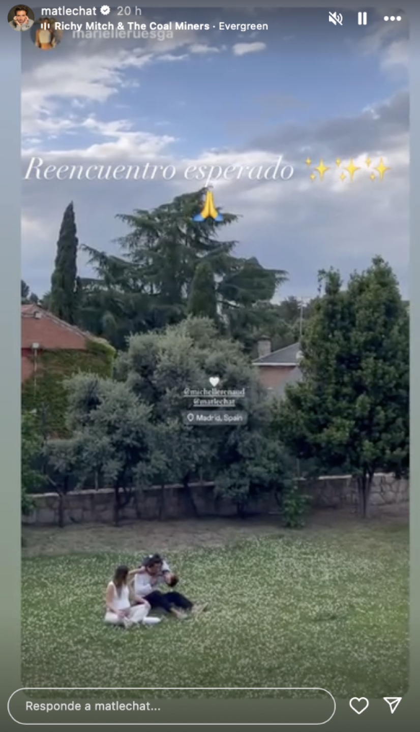 Michelle Renaud y Matías Novoa se reencuentran