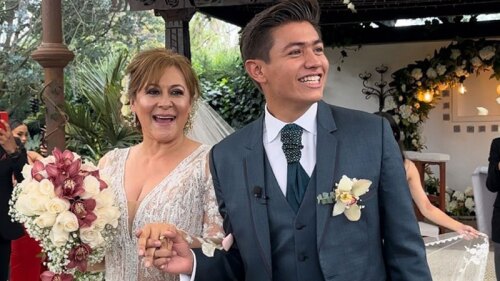 Alina Lozano y Jim Velásquez actriz boda influencer