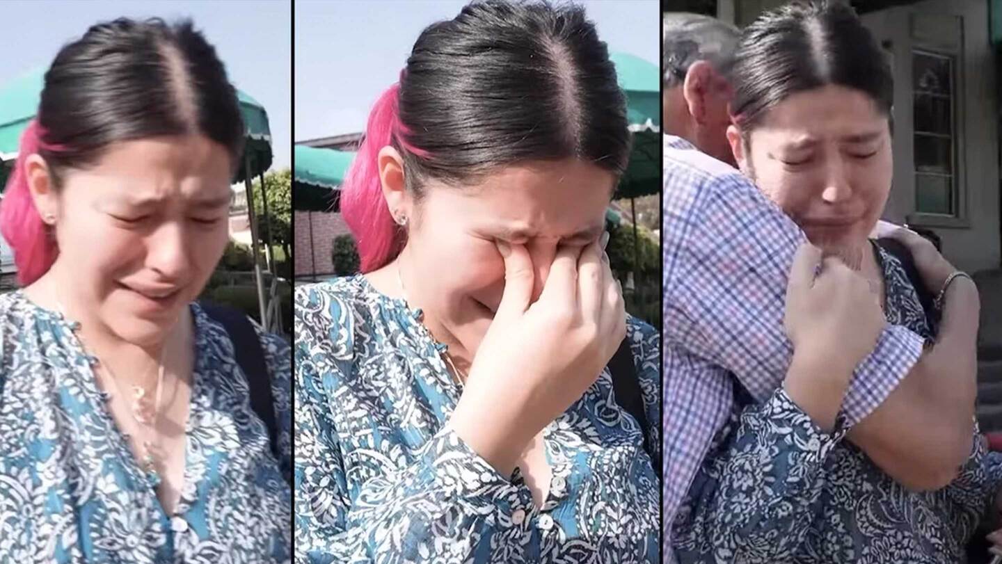 Lesslie Polinesia sale del hospital sin su bebé y rompe en llanto