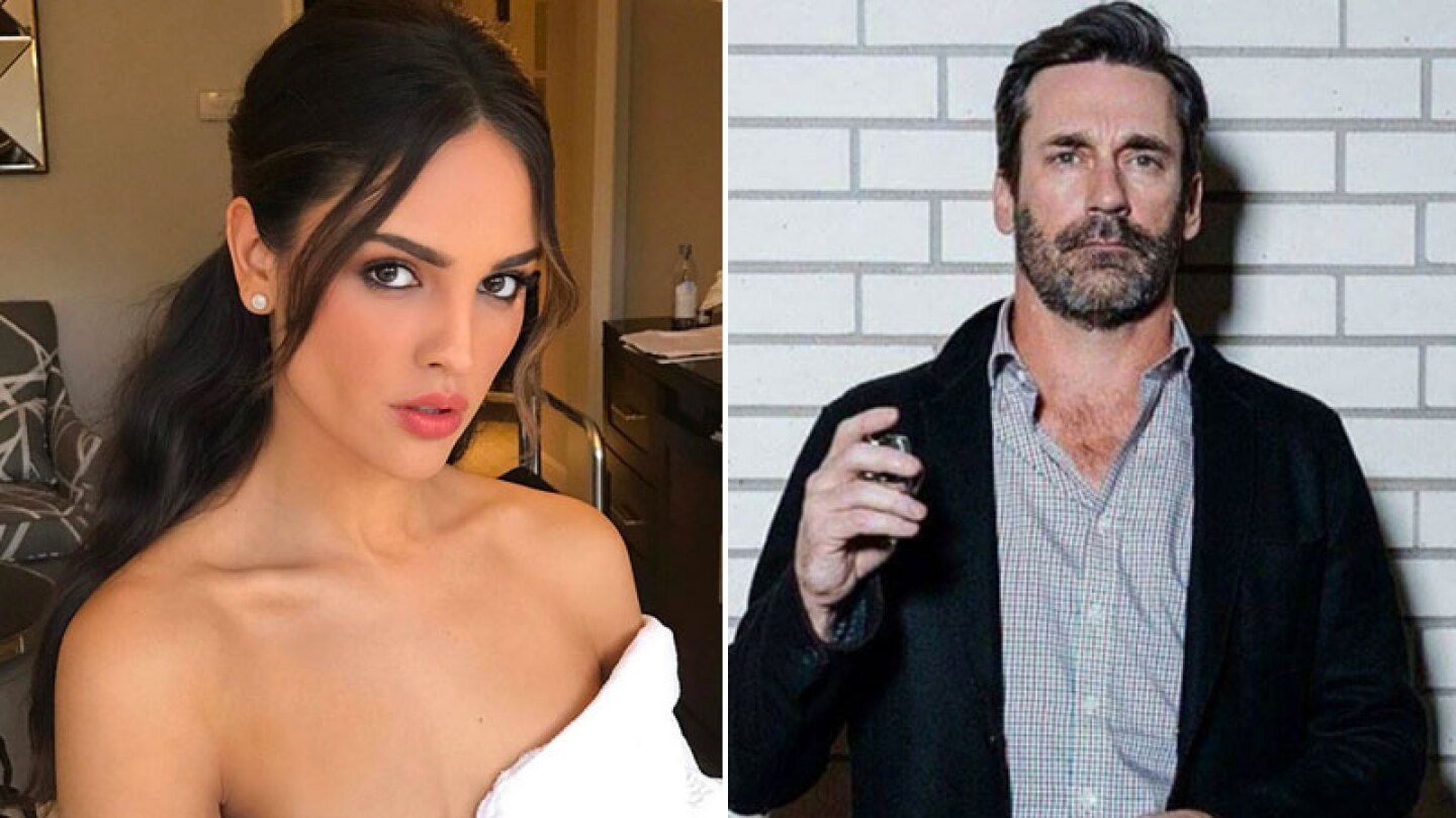 Eiza González y Jon Hamm n.