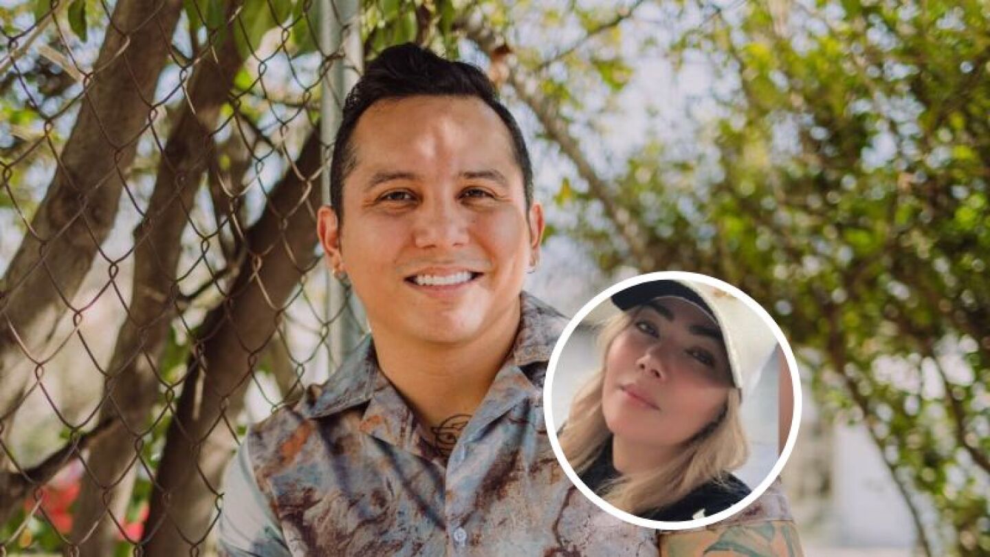 Edwin Luna y su ex Erika Monclova