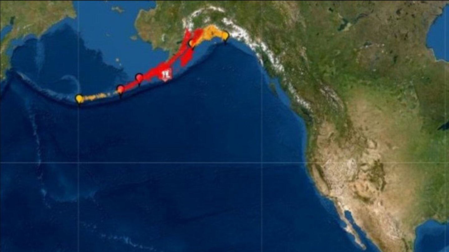 alaska sismo video
