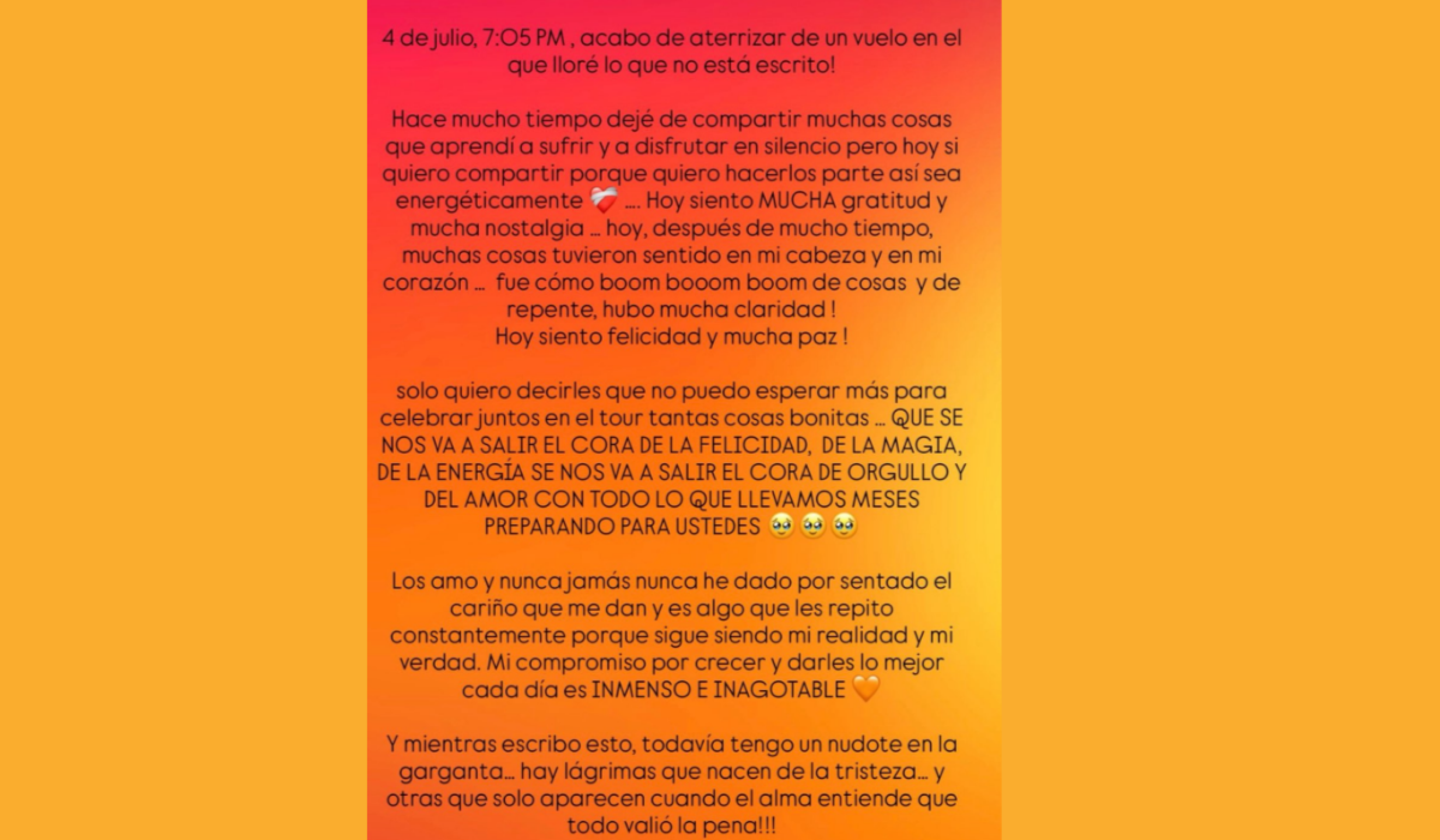 Karol G llora en redes sociales, julio 2026 (1).png