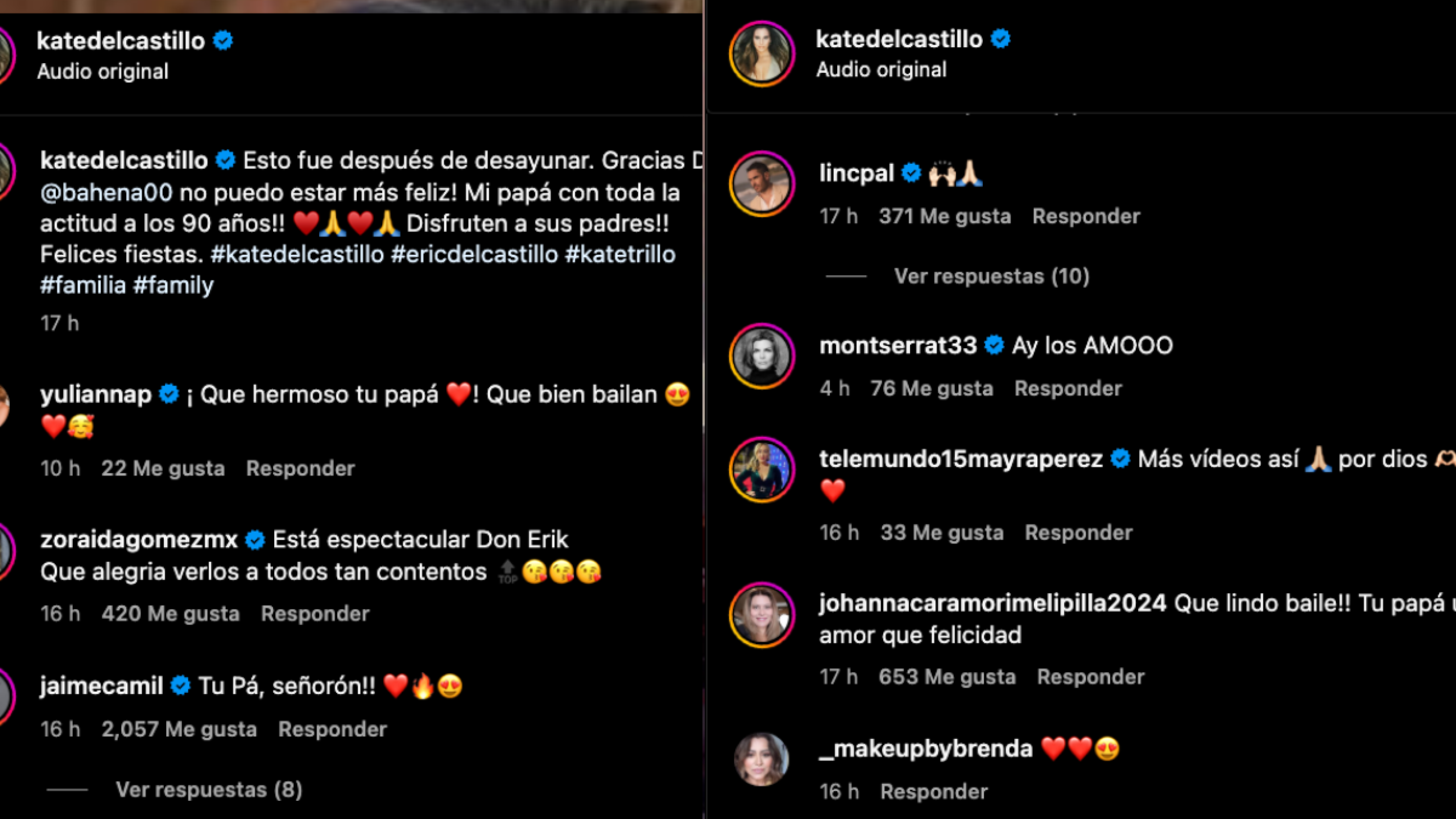 comentarios en redes sociales