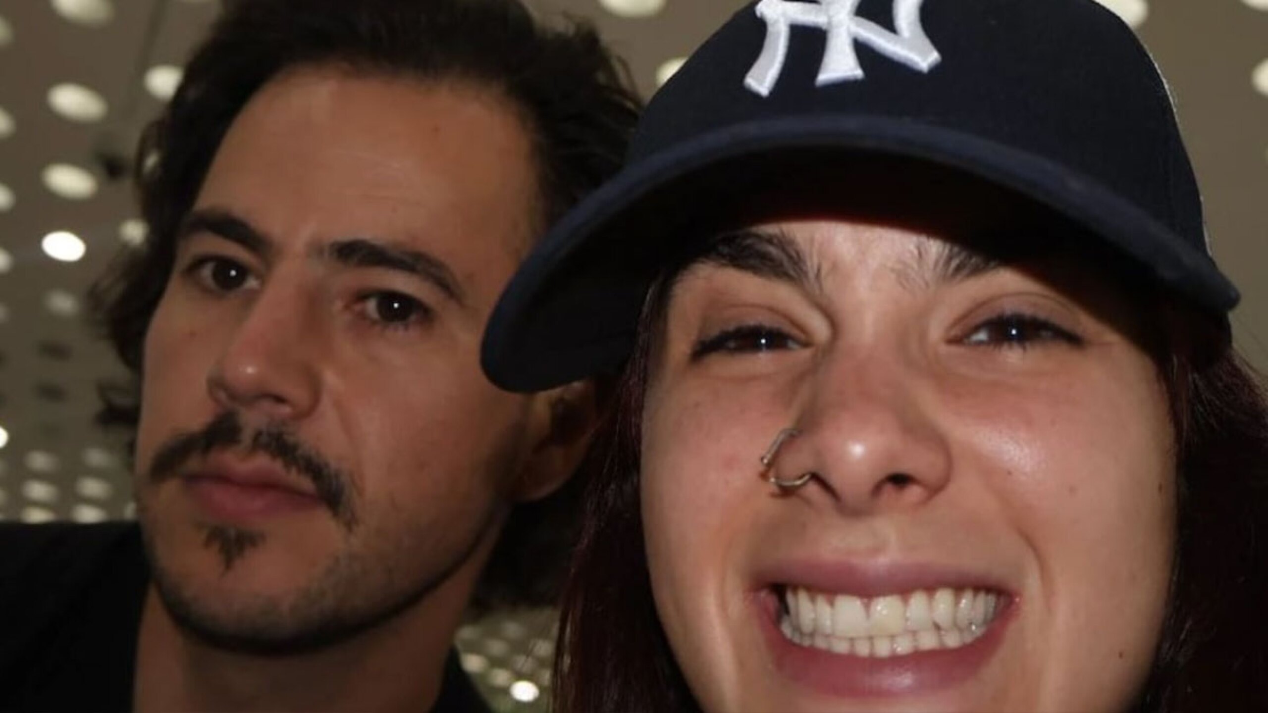 Gala Montes y su novio Icho