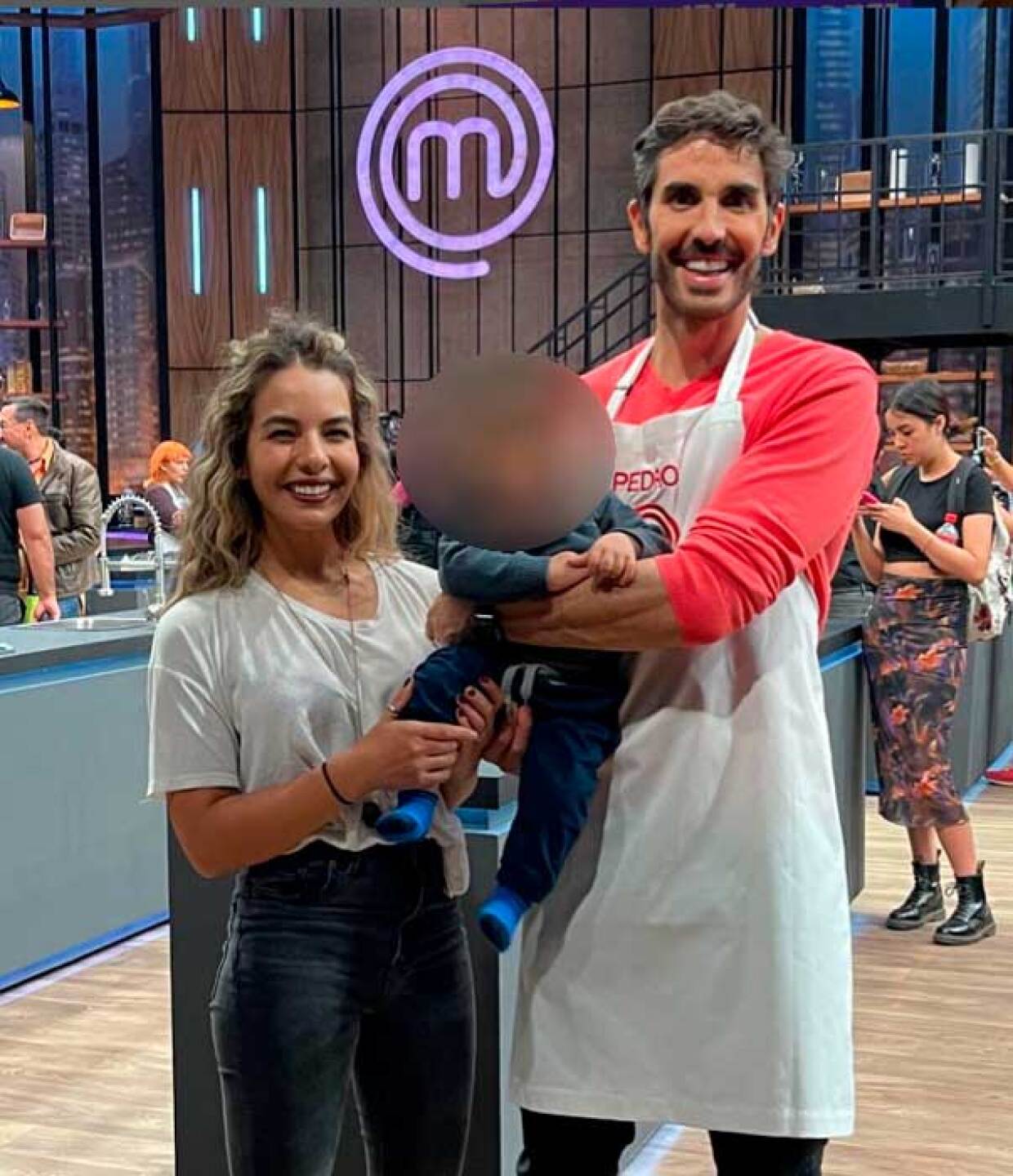 Pedro Prieto se encuentra muy feliz con su familia
