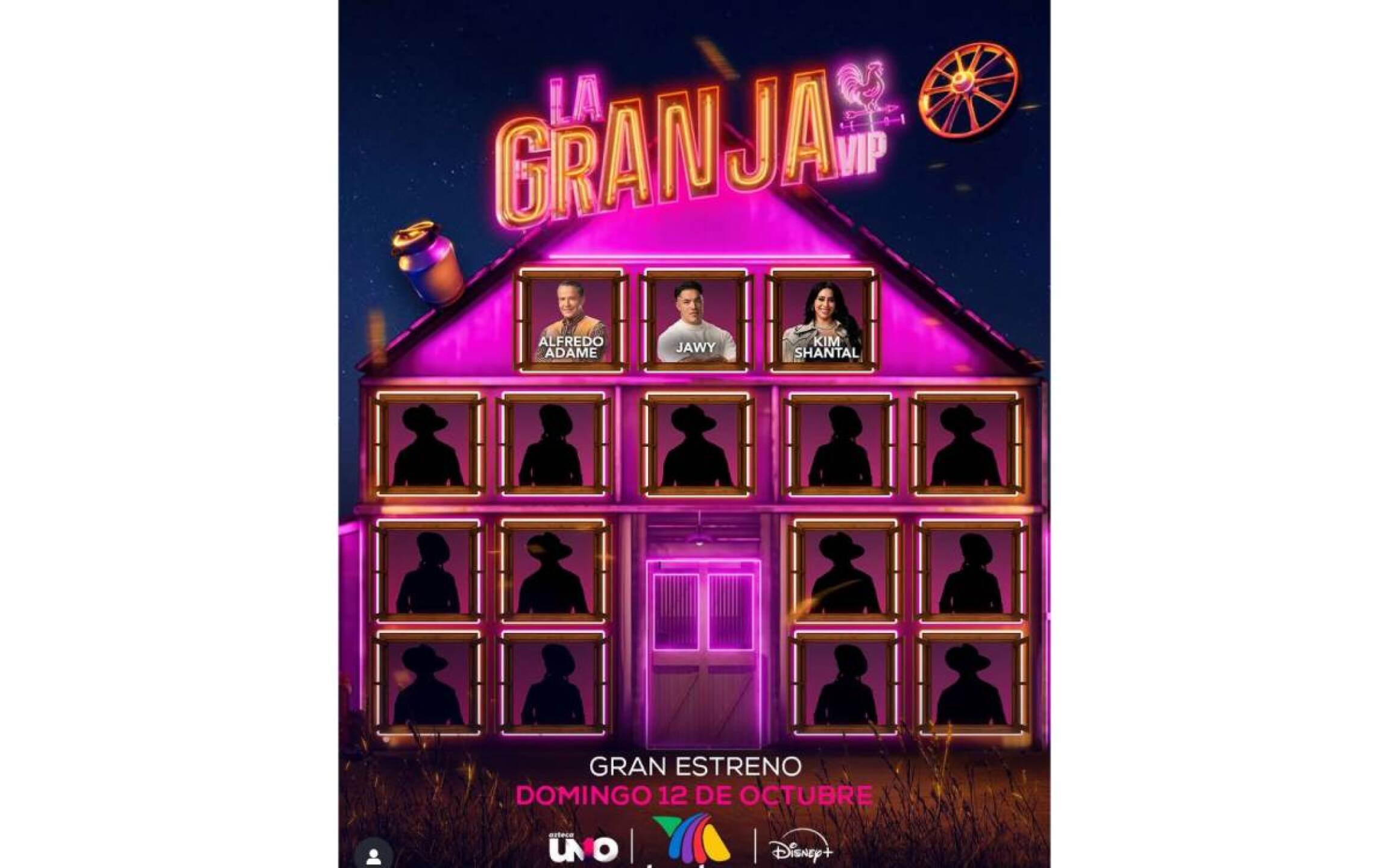 Participantes de La granja VIP