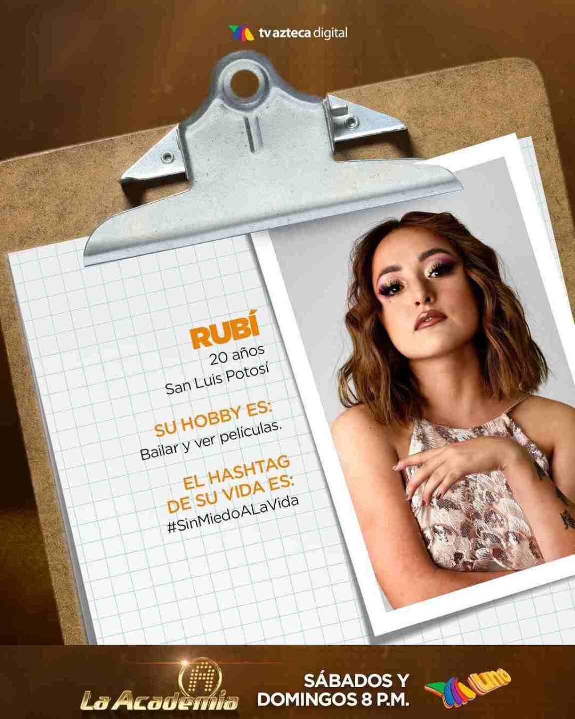 Rubí se sorprendió por el apoyo recibido por otra parte del público.