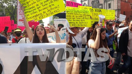 Daniela Parra realiza marcha a favor de Héctor N 24 de mayo 2023 CDMX