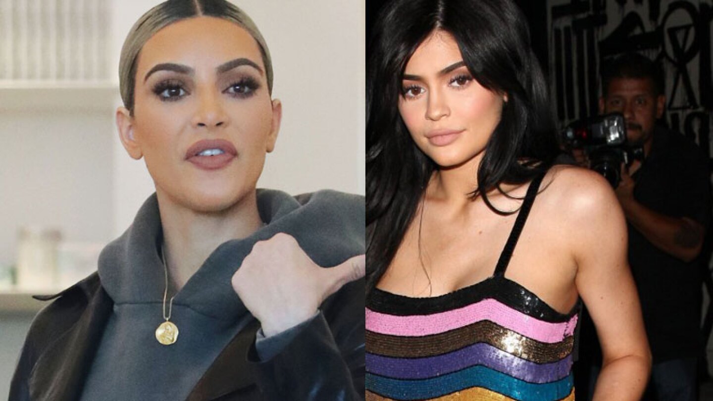 ¡Kim Kardashian intenta opacar a Kylie posando en descarada tanga!