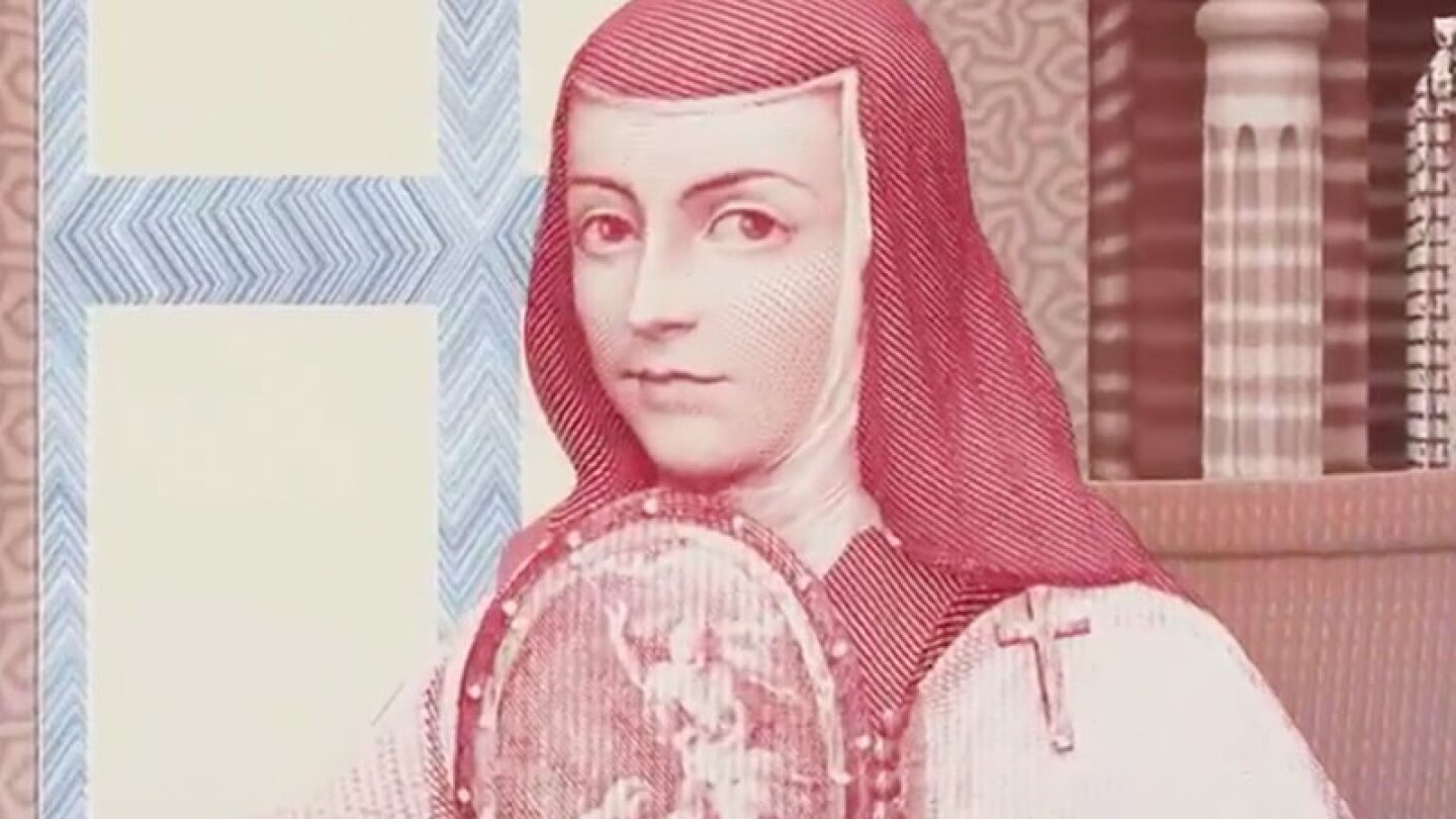 billete de 100 sor juana ines